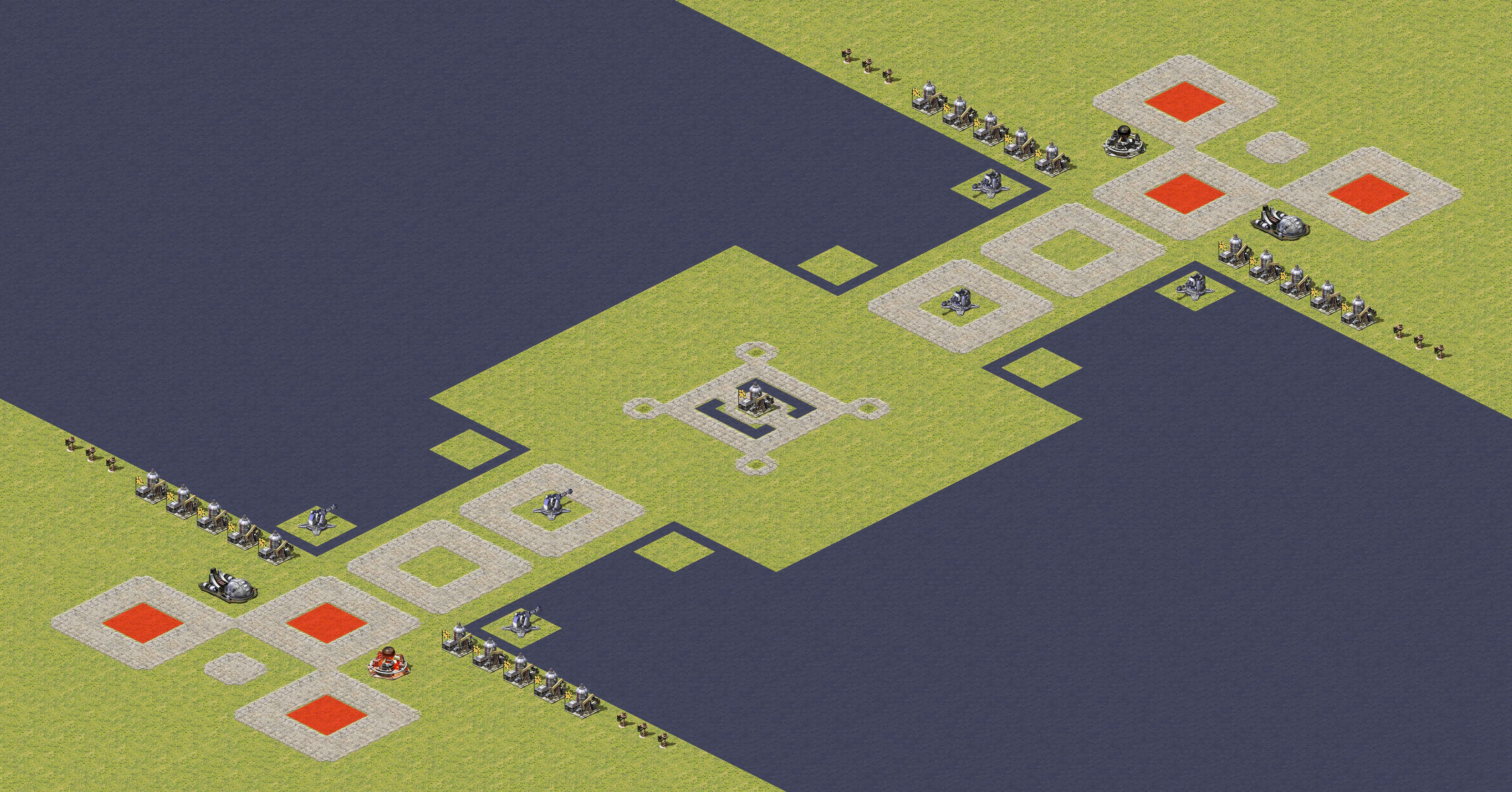 Rendered map: Fair Team Battle Patch (3v3)