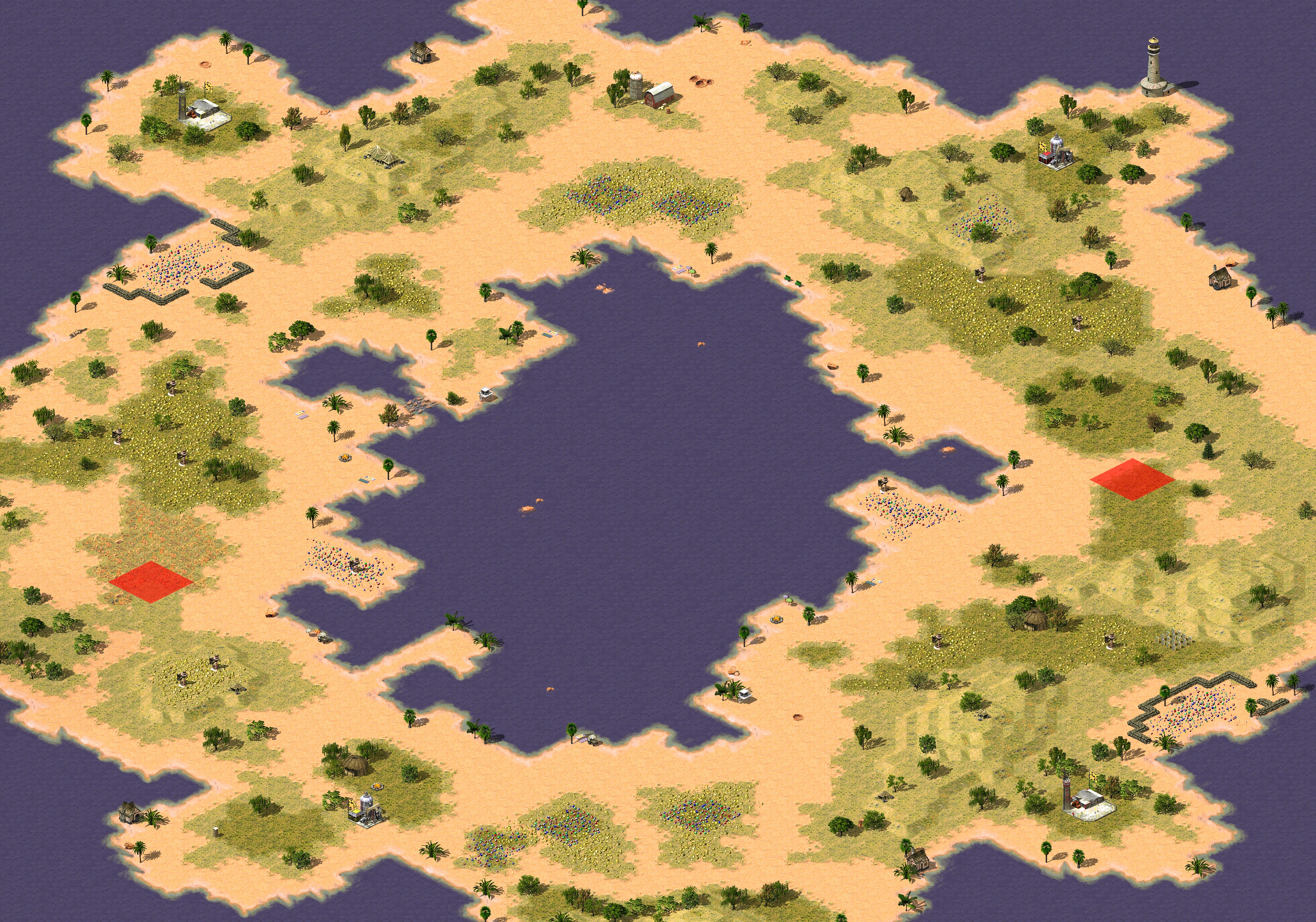 Rendered map: Glowing Waters Buffed