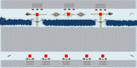 Rendered preview of 3 French 5 Yuri North vs South