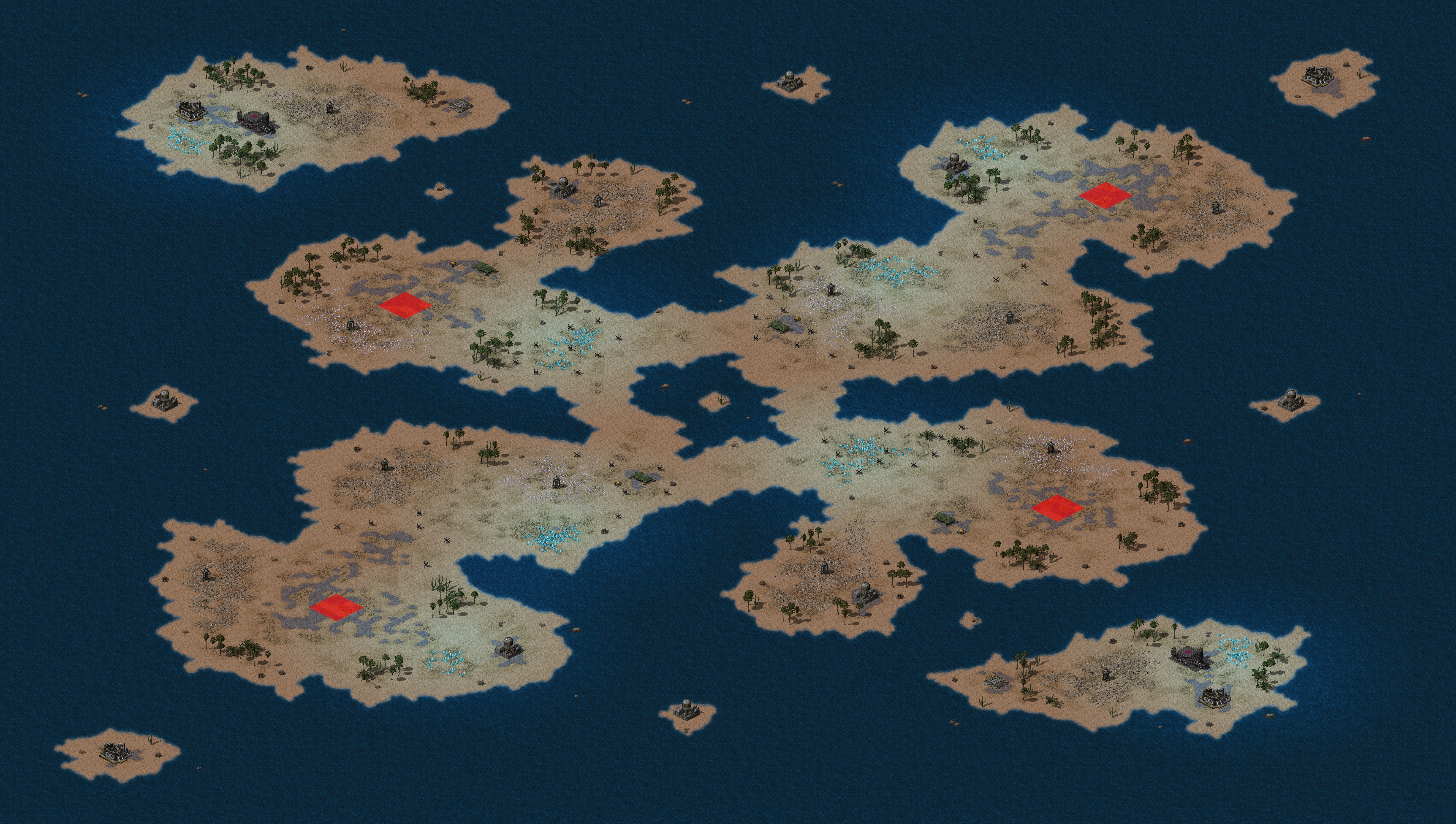 Rendered map: Baked Alaska