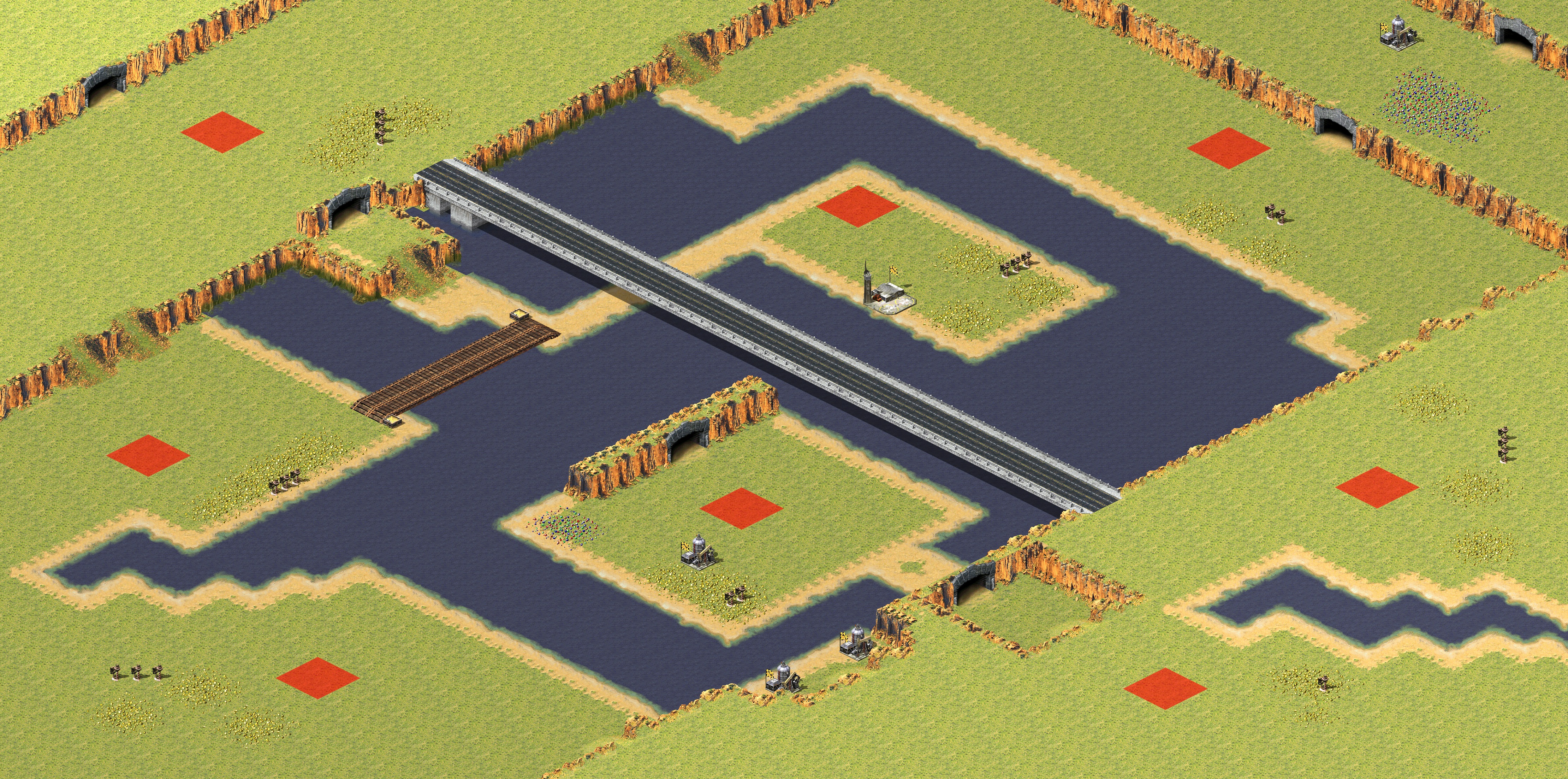 Rendered map: Cunning Warrens