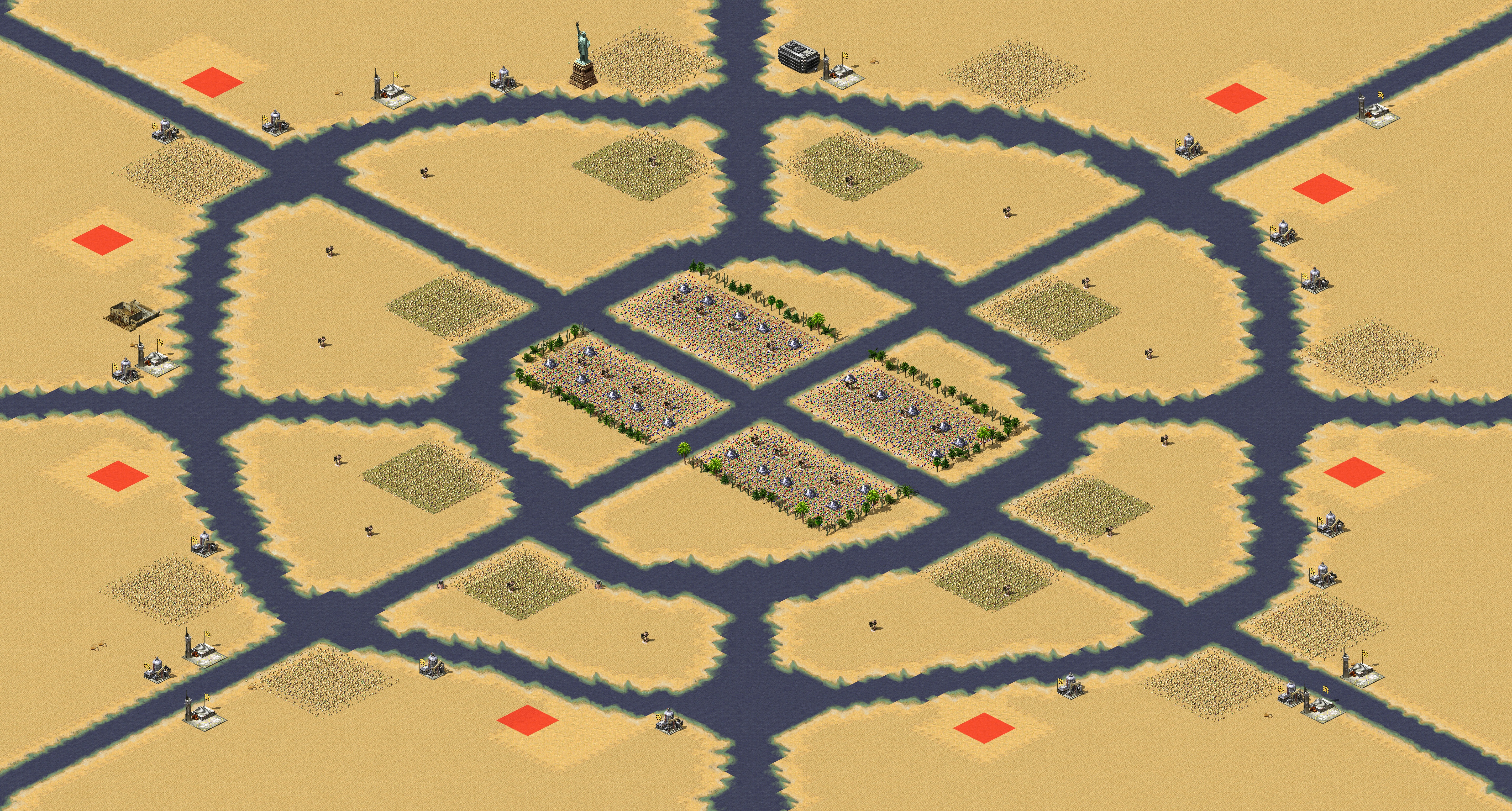 Rendered map: Sand Wheel