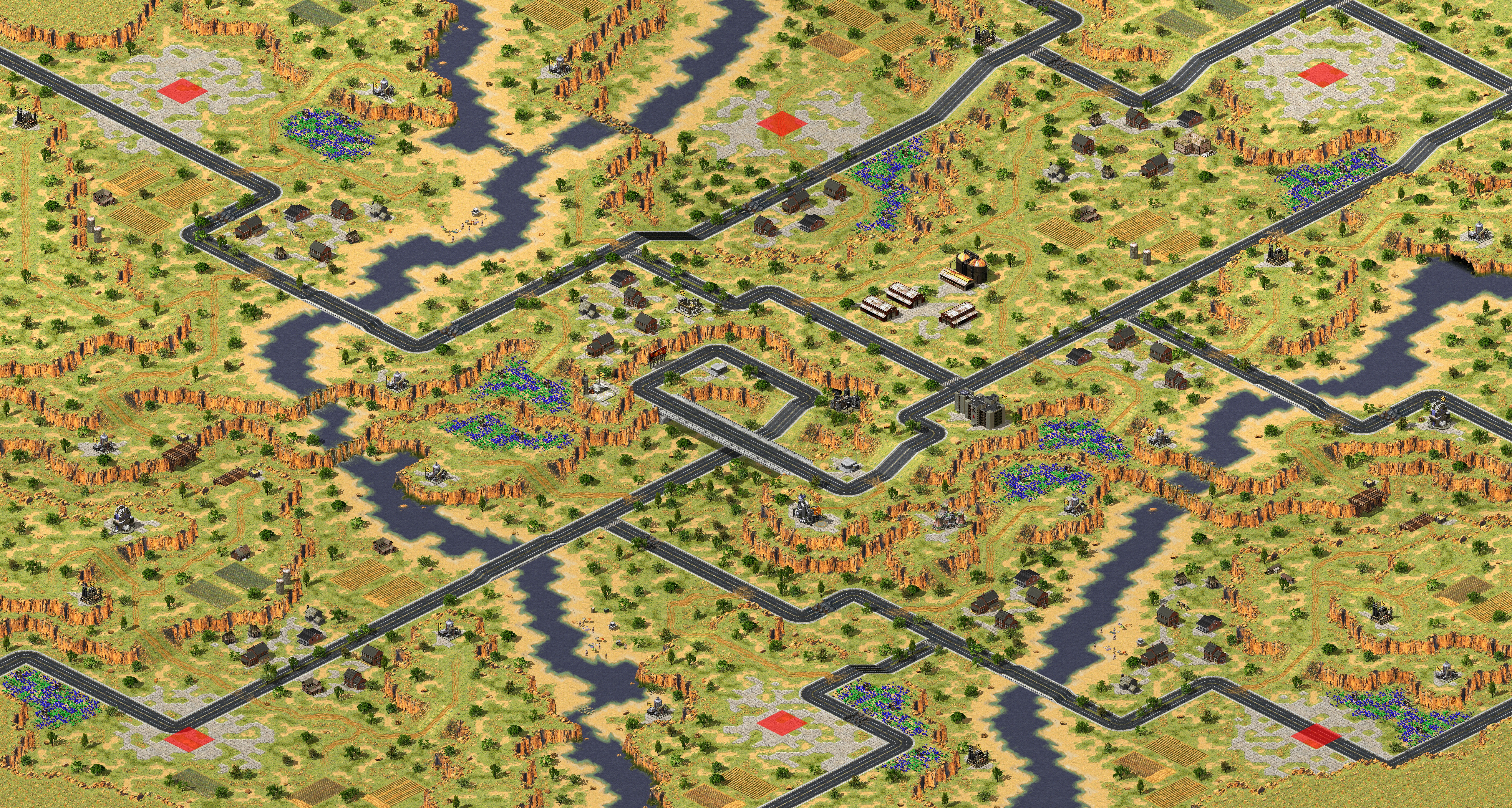 Rendered map: Hex