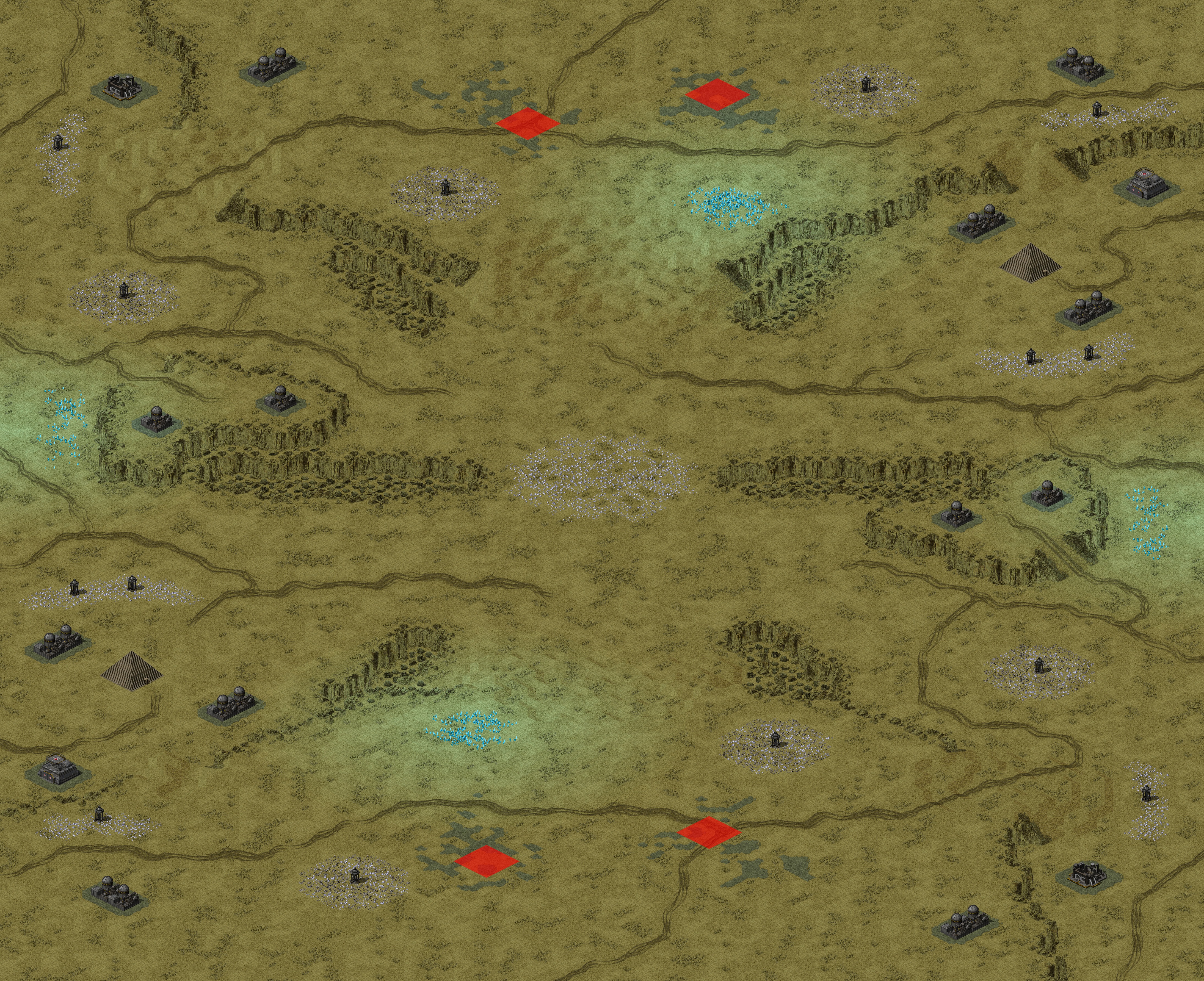 Rendered map: Tournament Dune