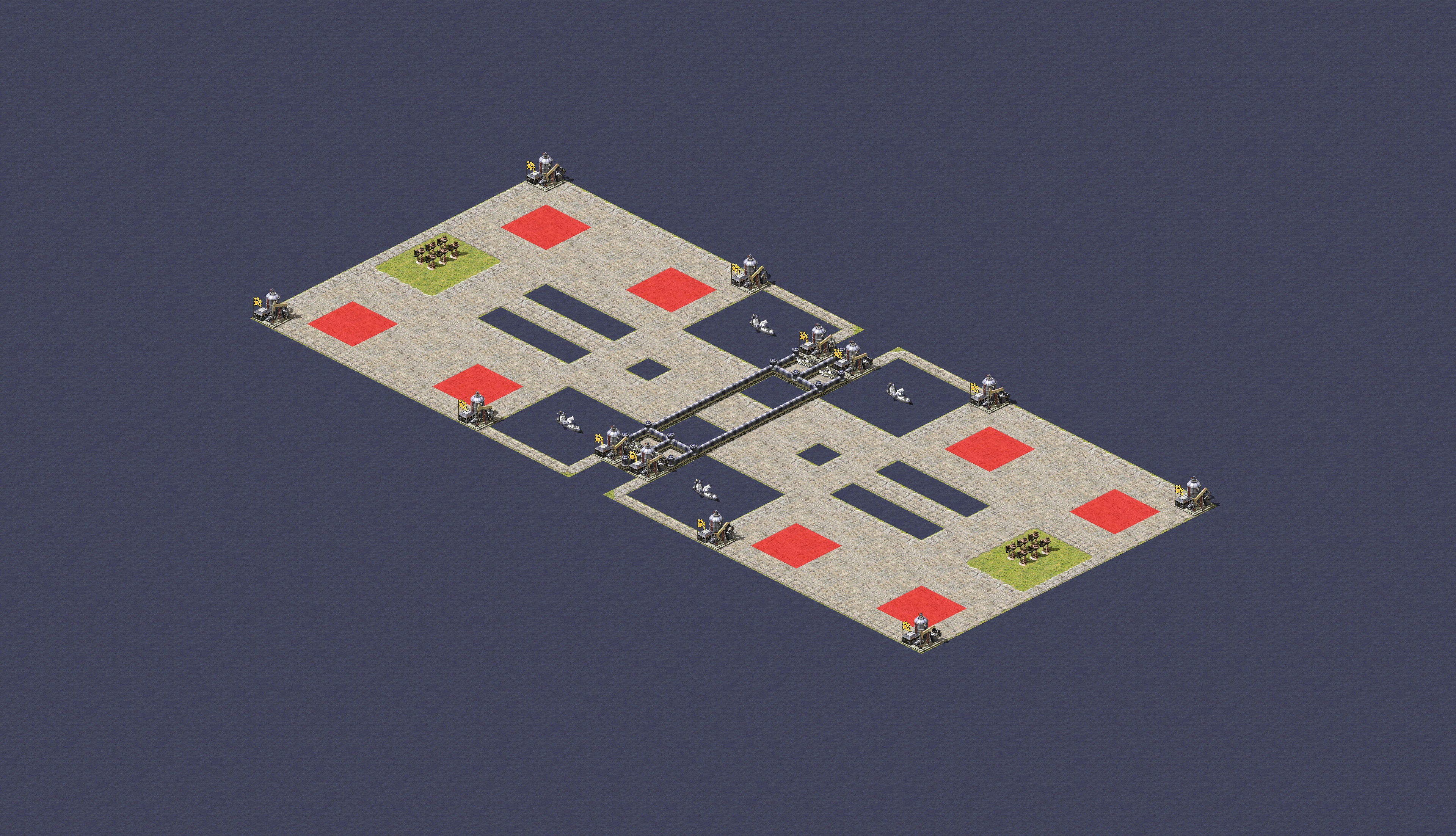 Rendered map: Oil Fields 4v4