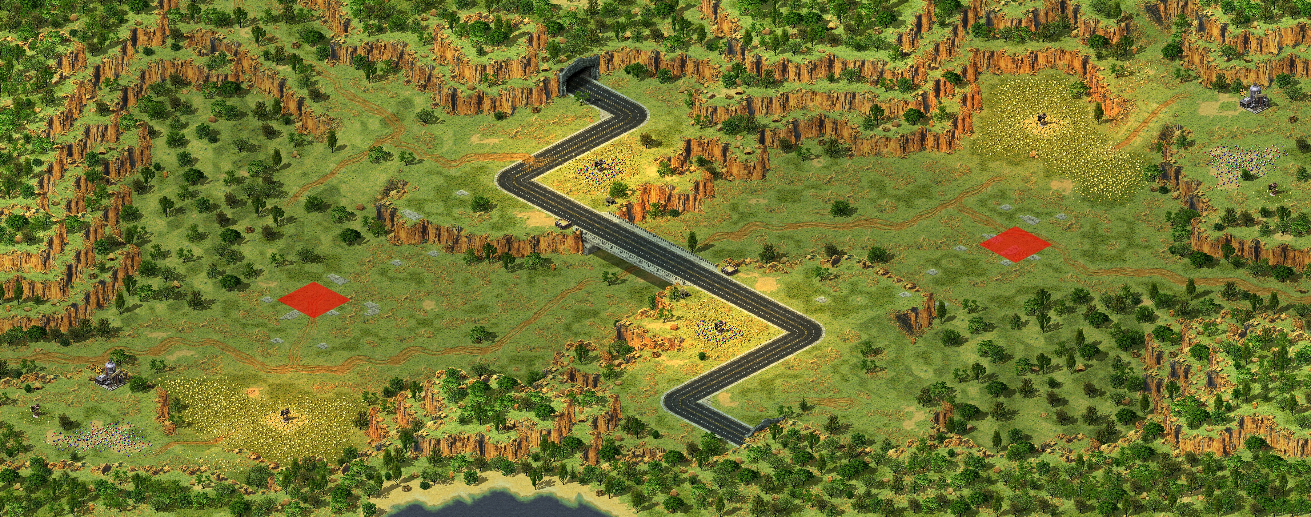 Rendered map: 829 canyon