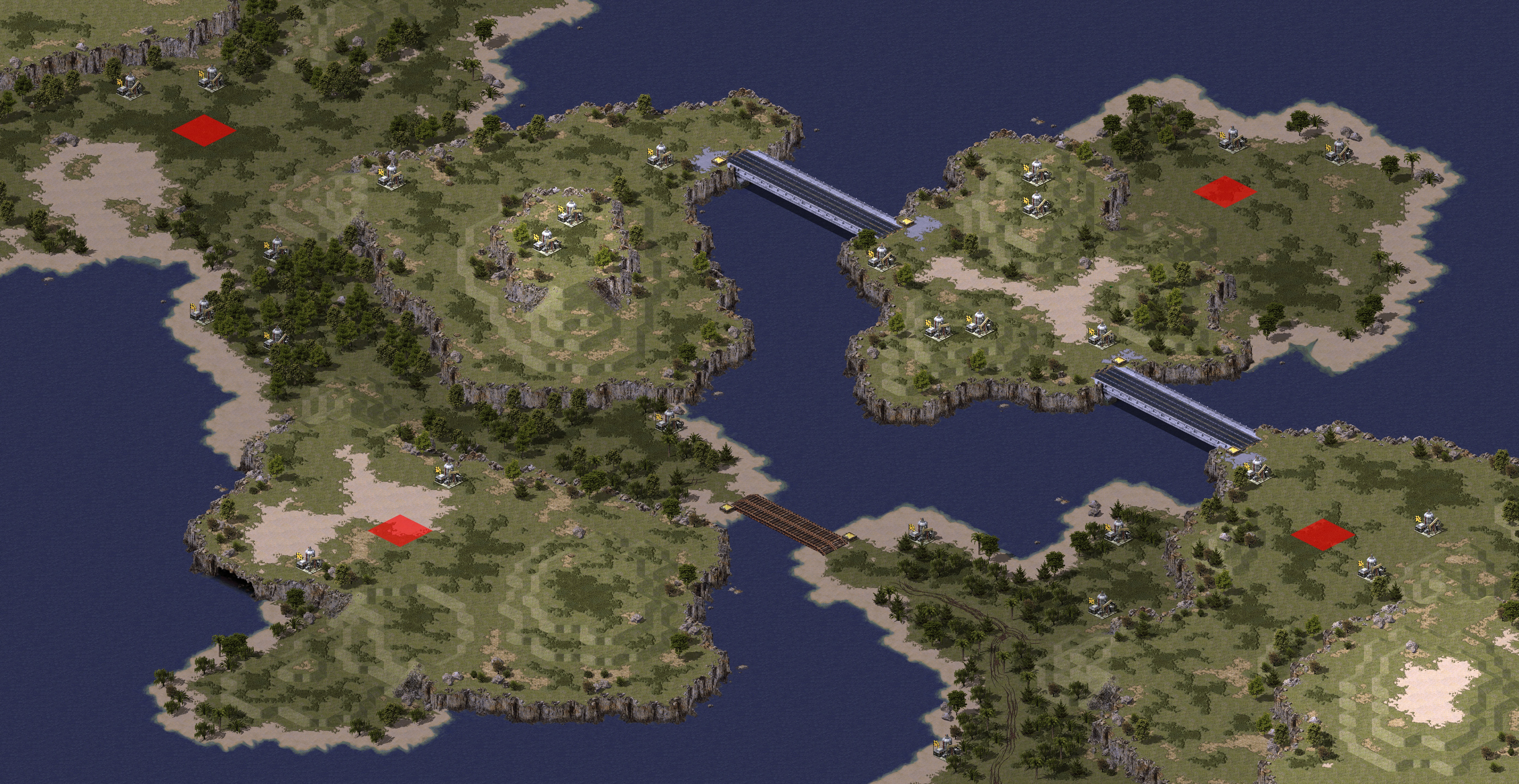 Rendered map: Hammer and Sickle (Megawealth)