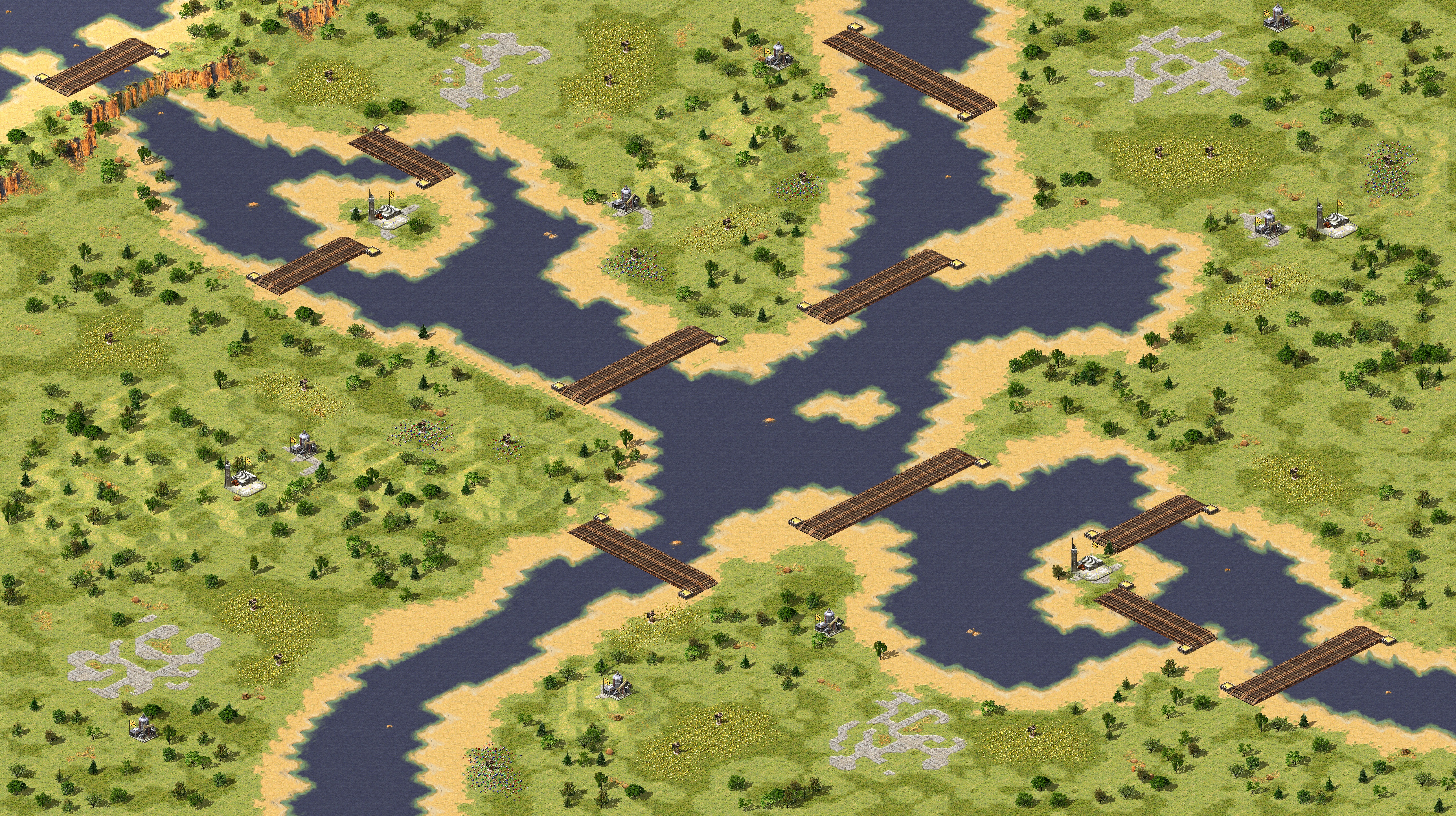Rendered map: Bull Run (2-4)