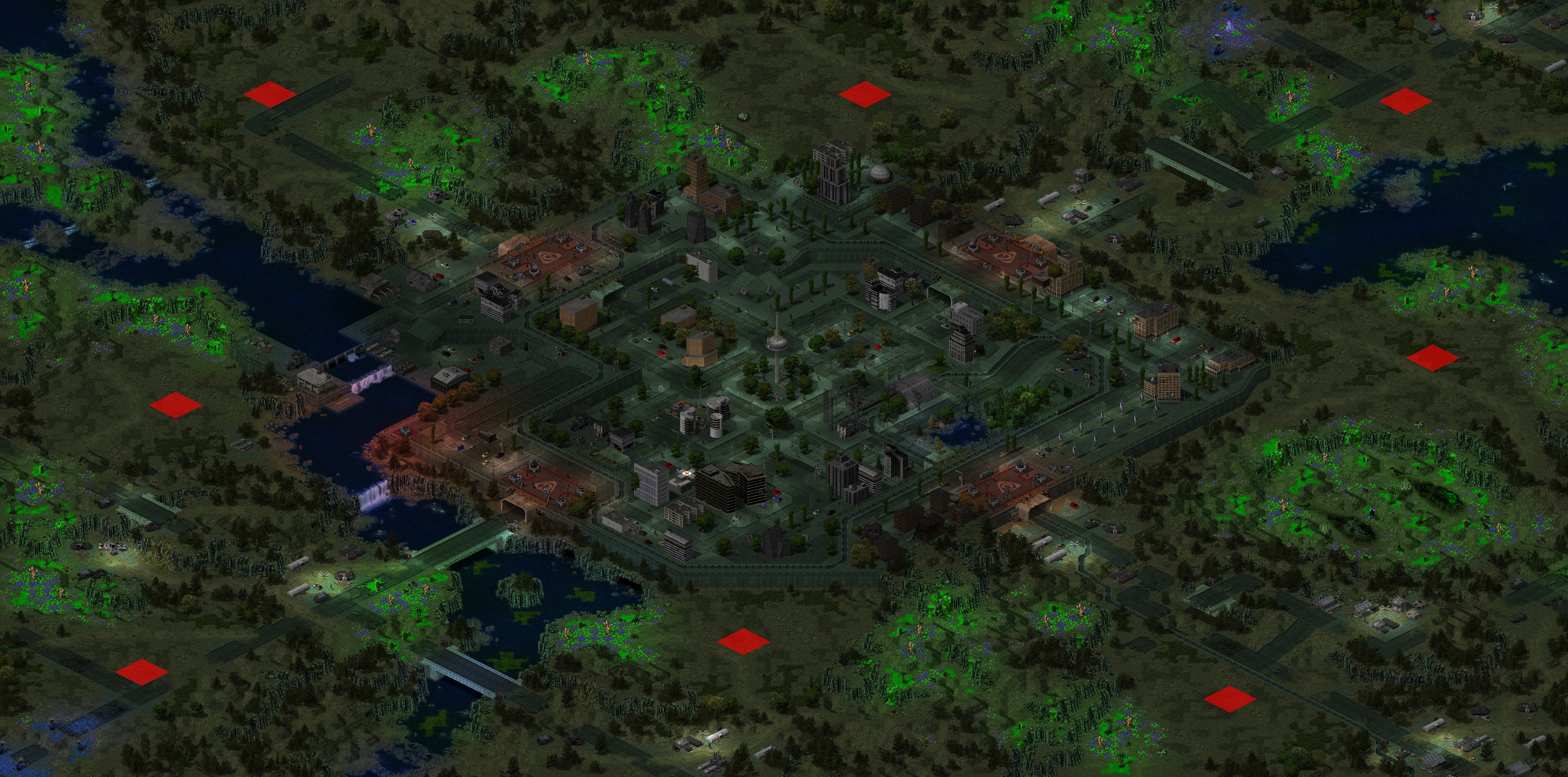 Rendered map: [8] Delta City