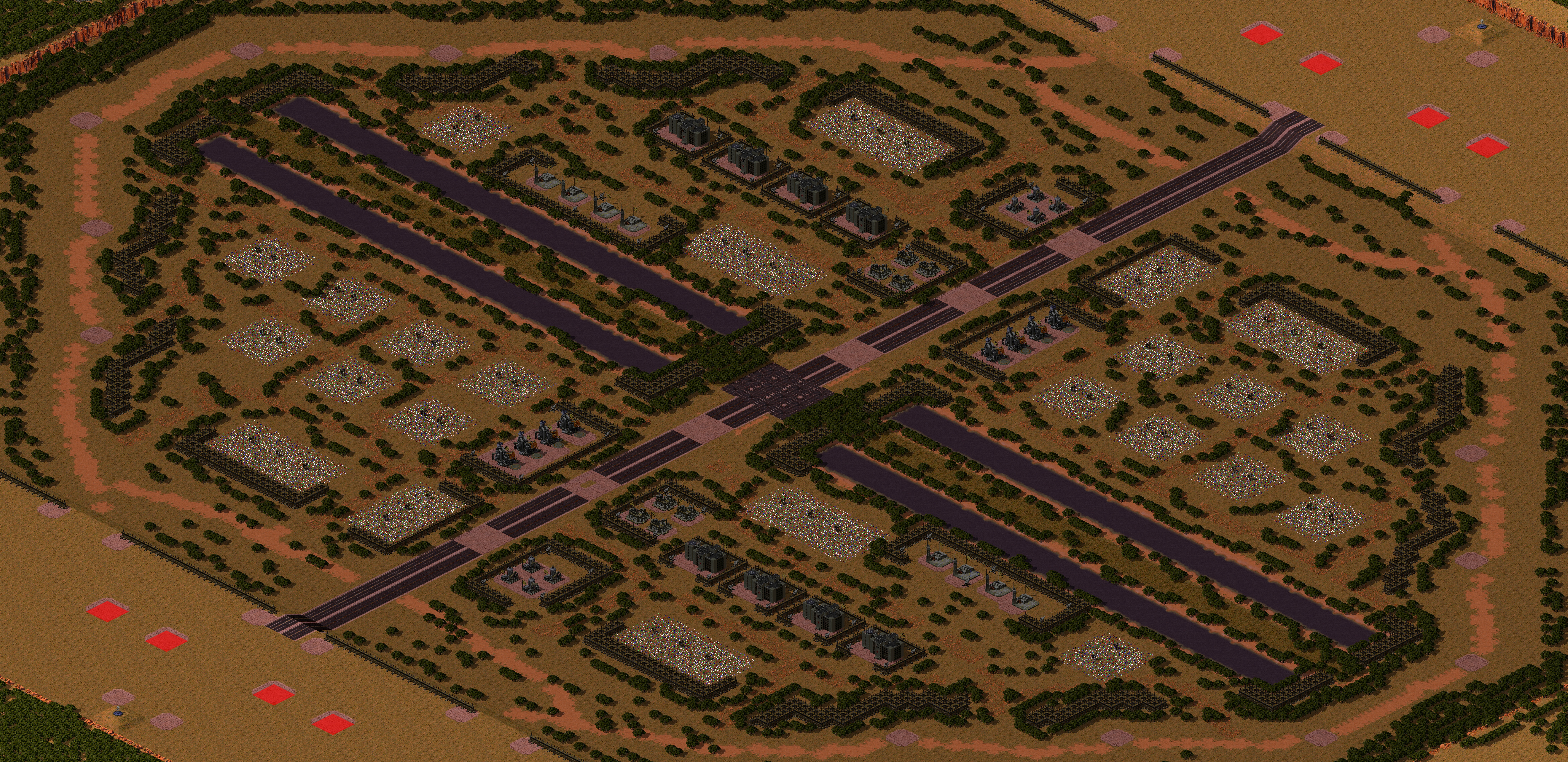 Rendered map: Canyon Clash 4v4 Tournament
