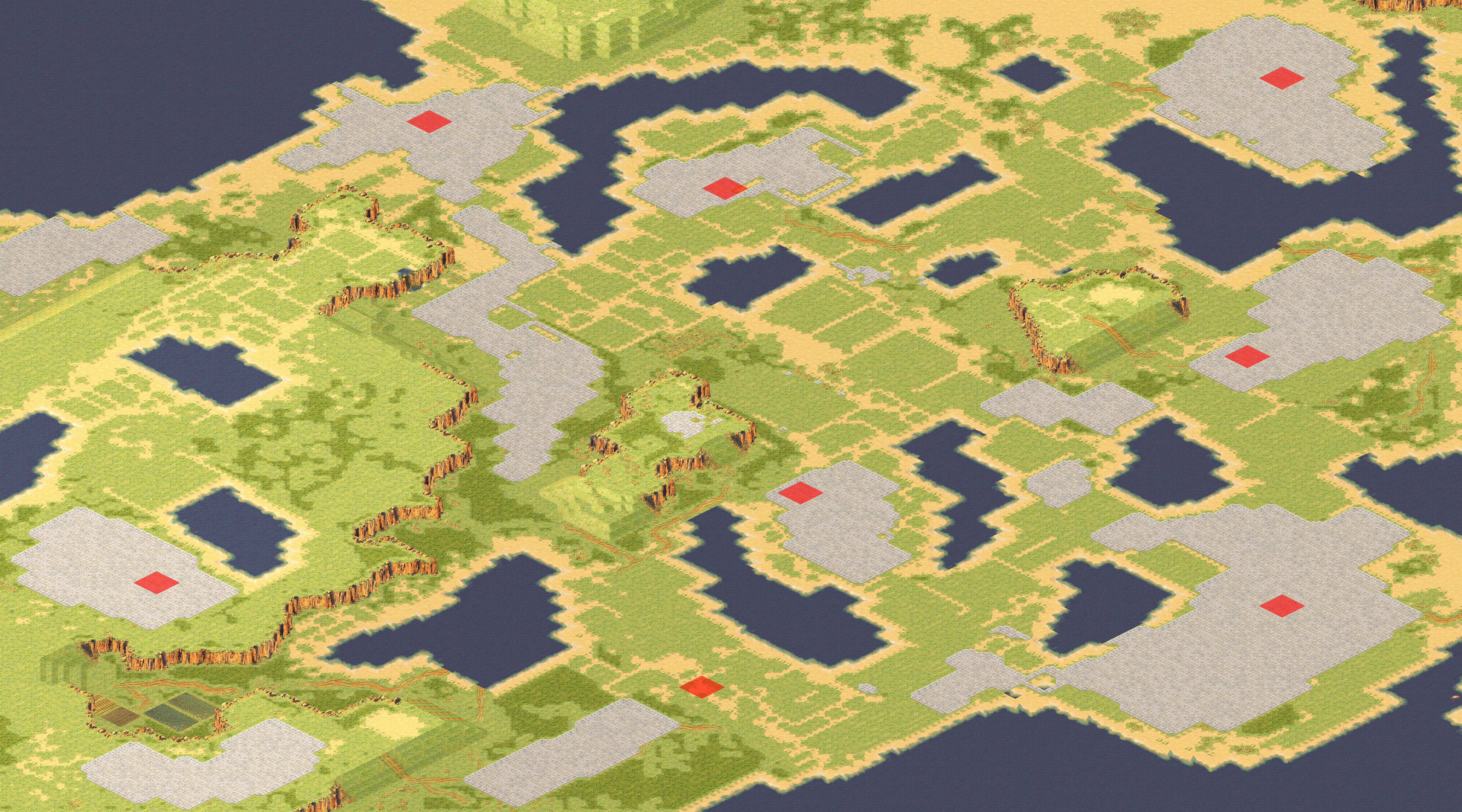 Rendered map: Tank Wide Road No High Ground