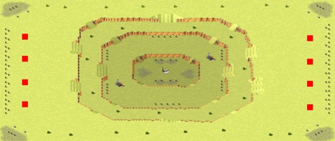 Rendered preview of Green Snowy Field 4v4