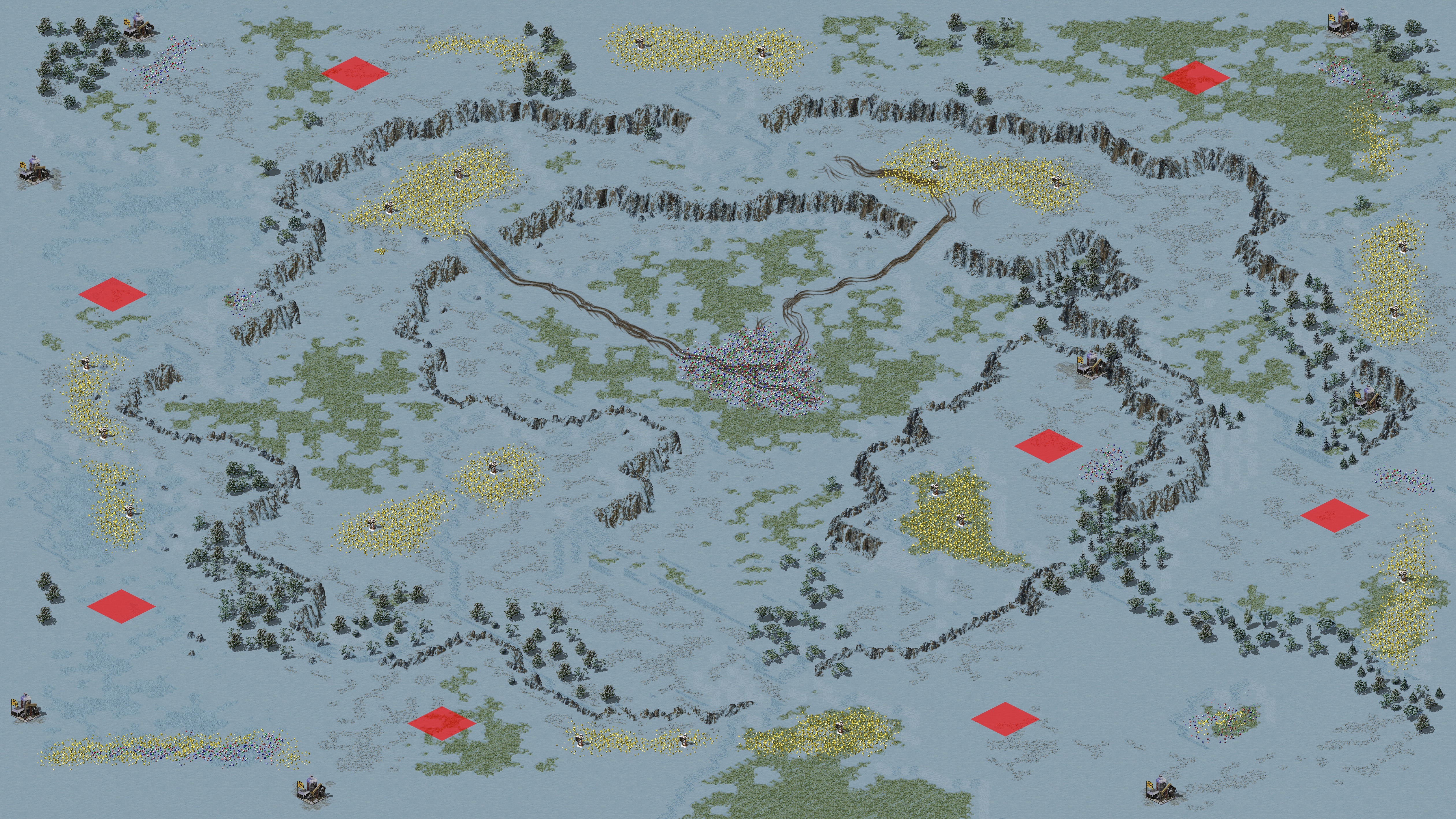 Rendered map: Snowy Field 3-Star