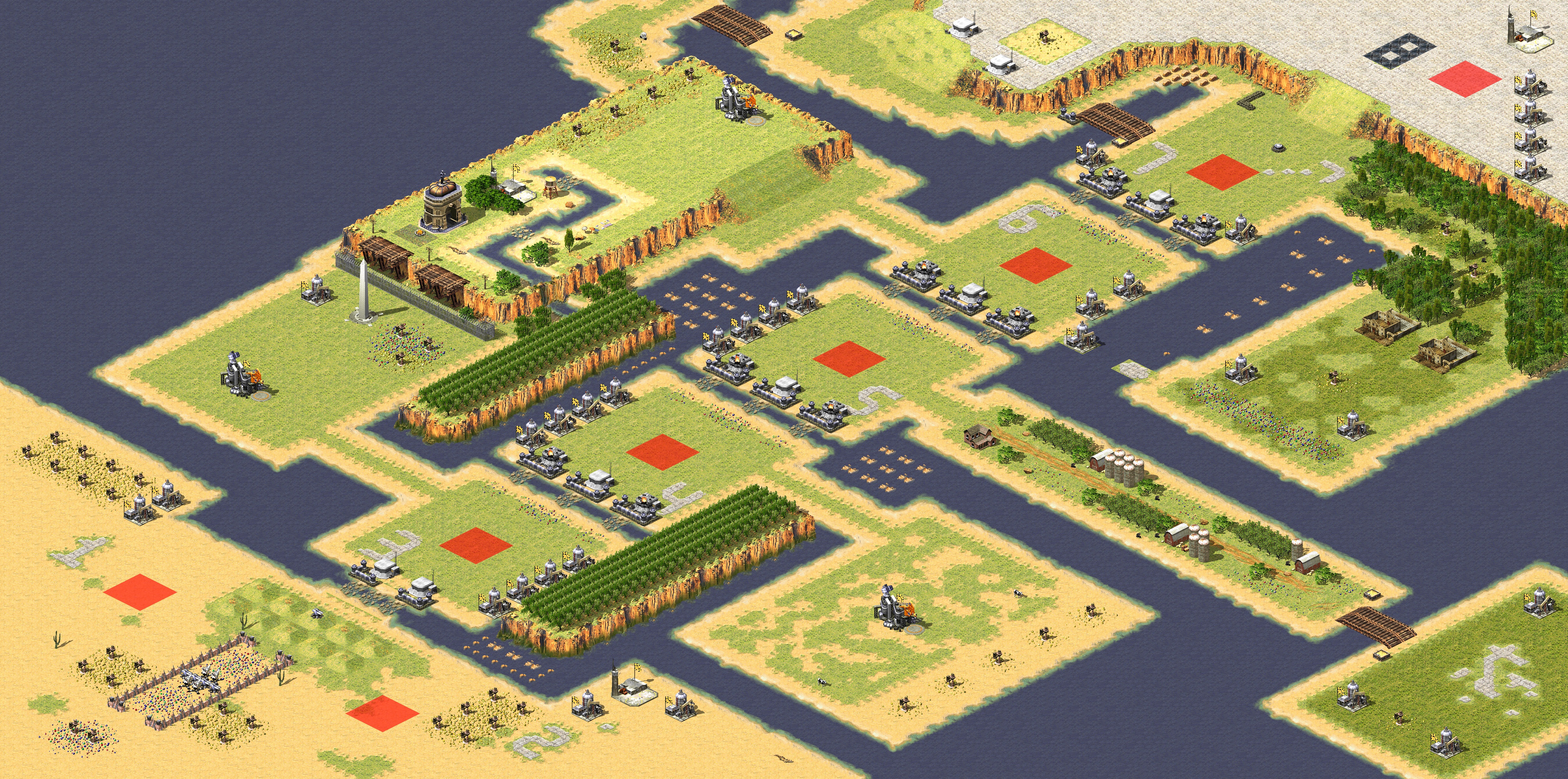 Rendered map: Easy Warlords XII