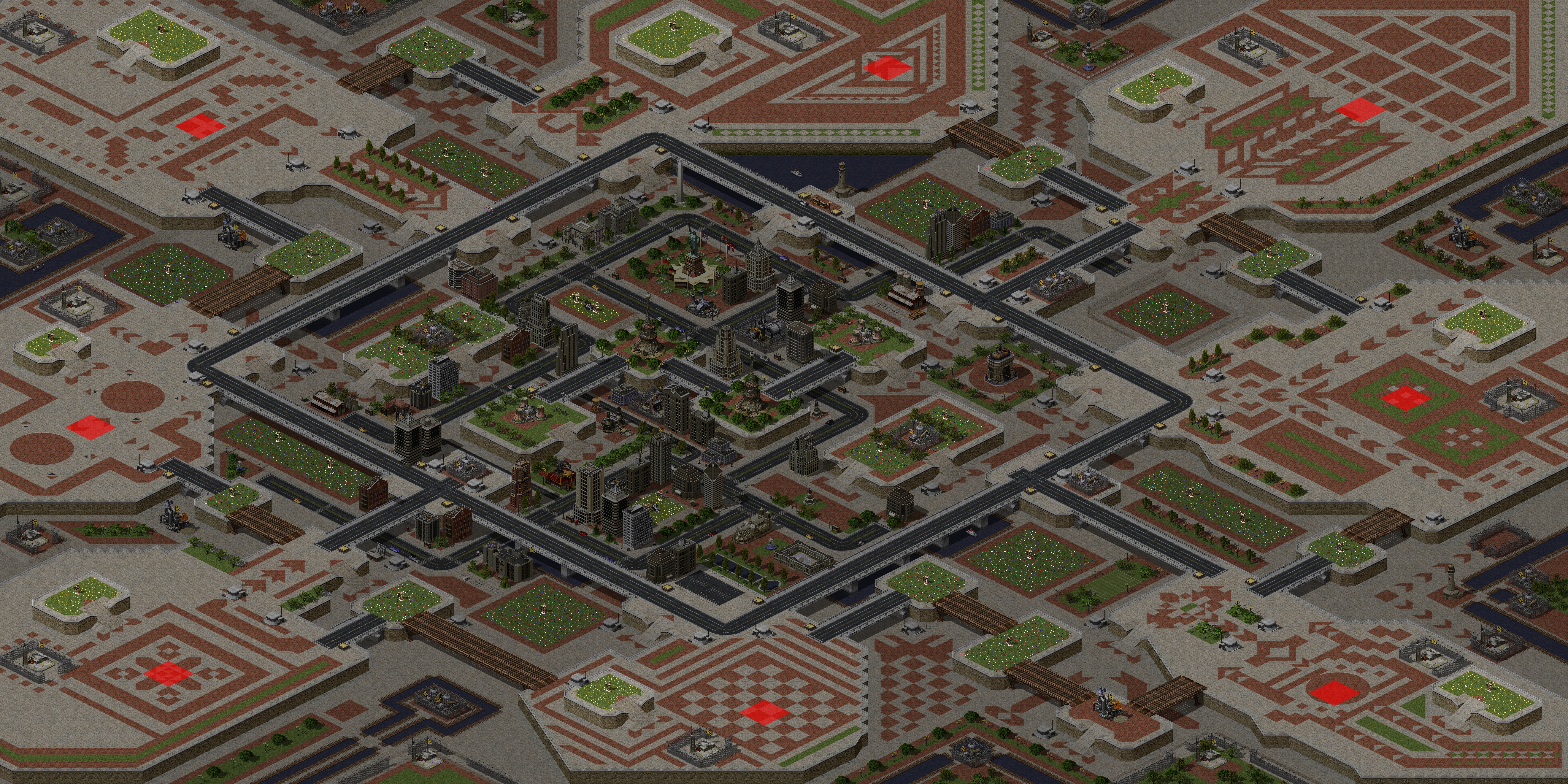 Rendered map: Mysterious Pattern