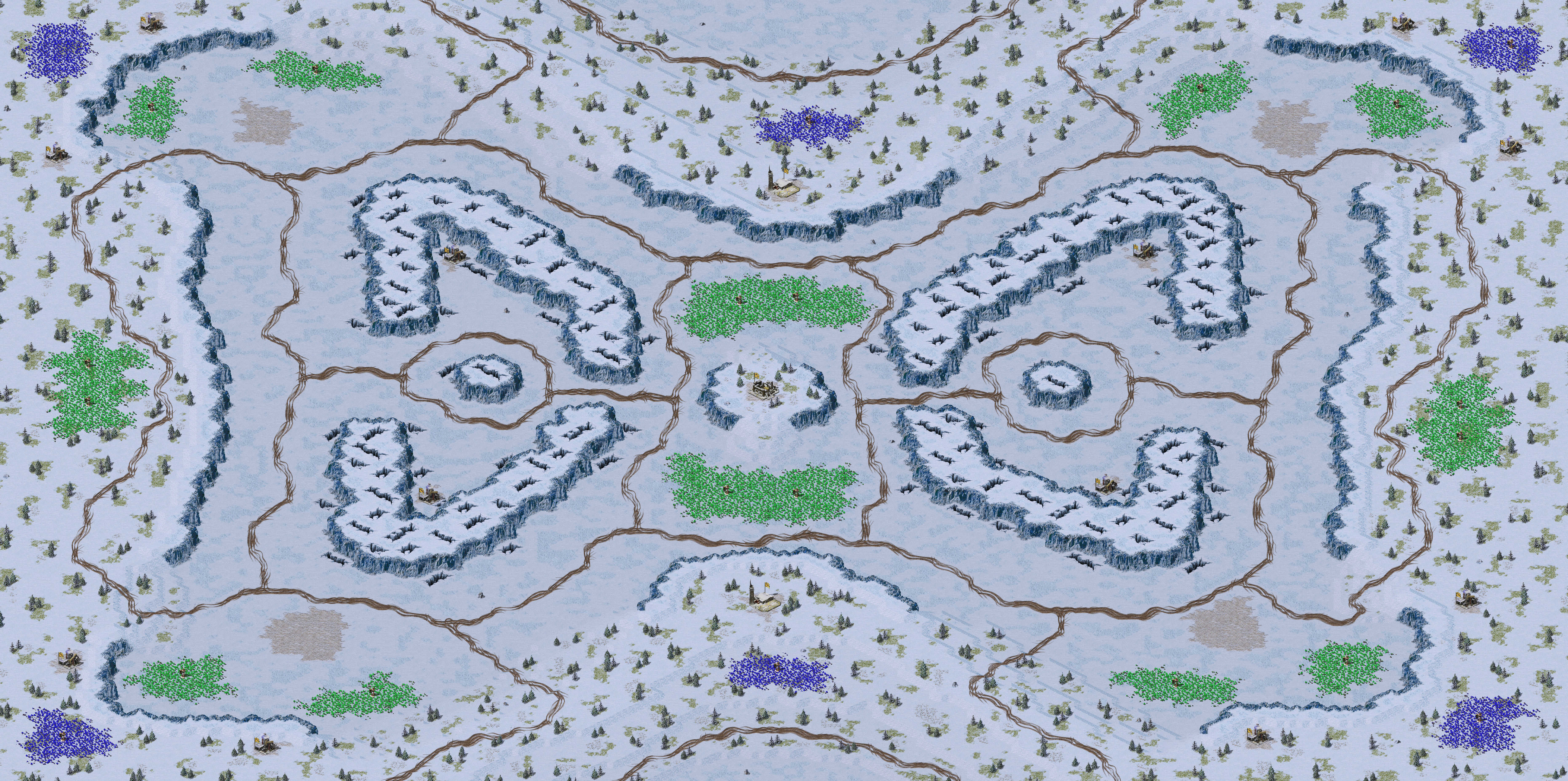 Rendered map: (4) Bitter Wing Nut