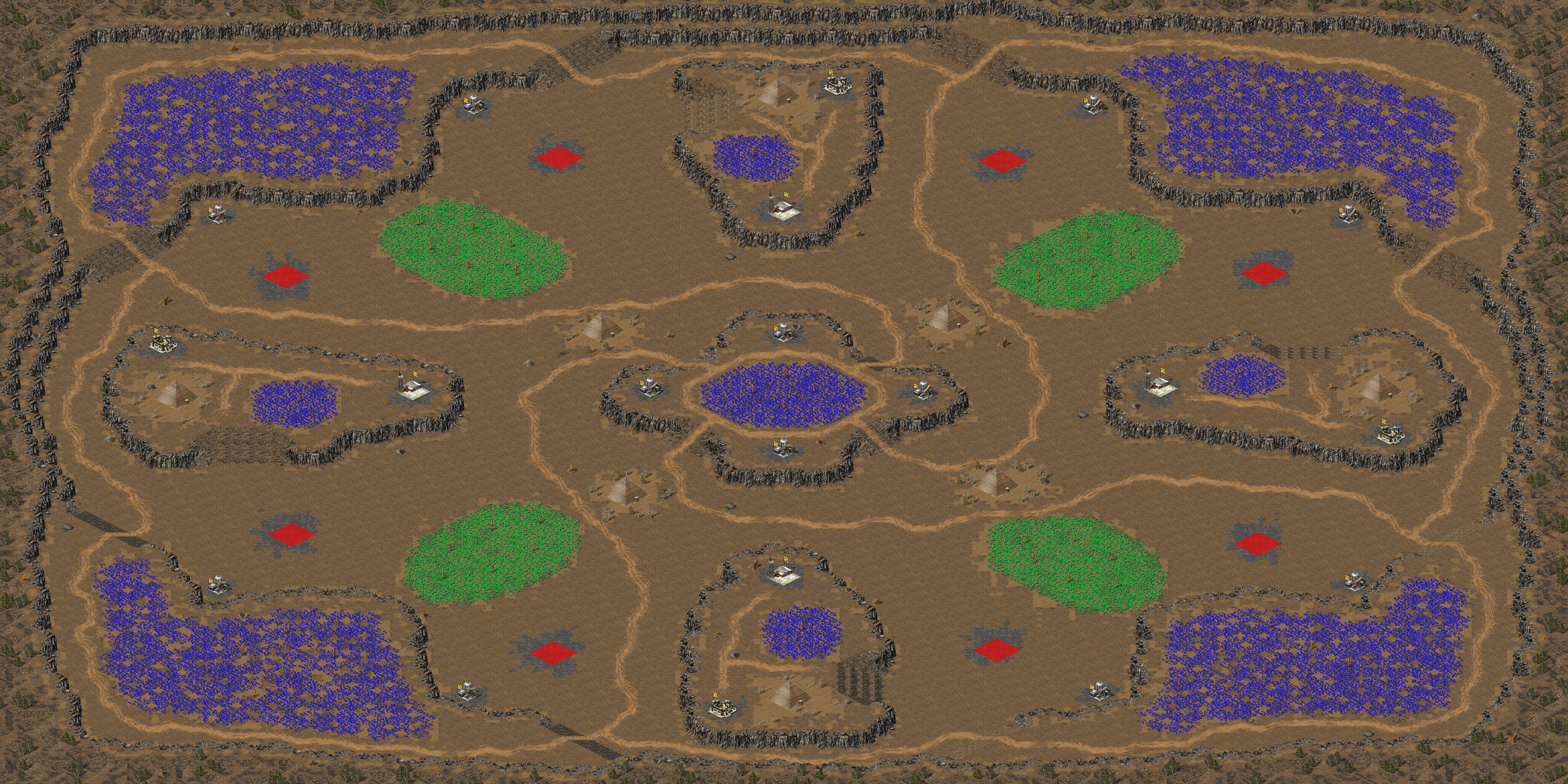 Rendered map: Plush Bluff