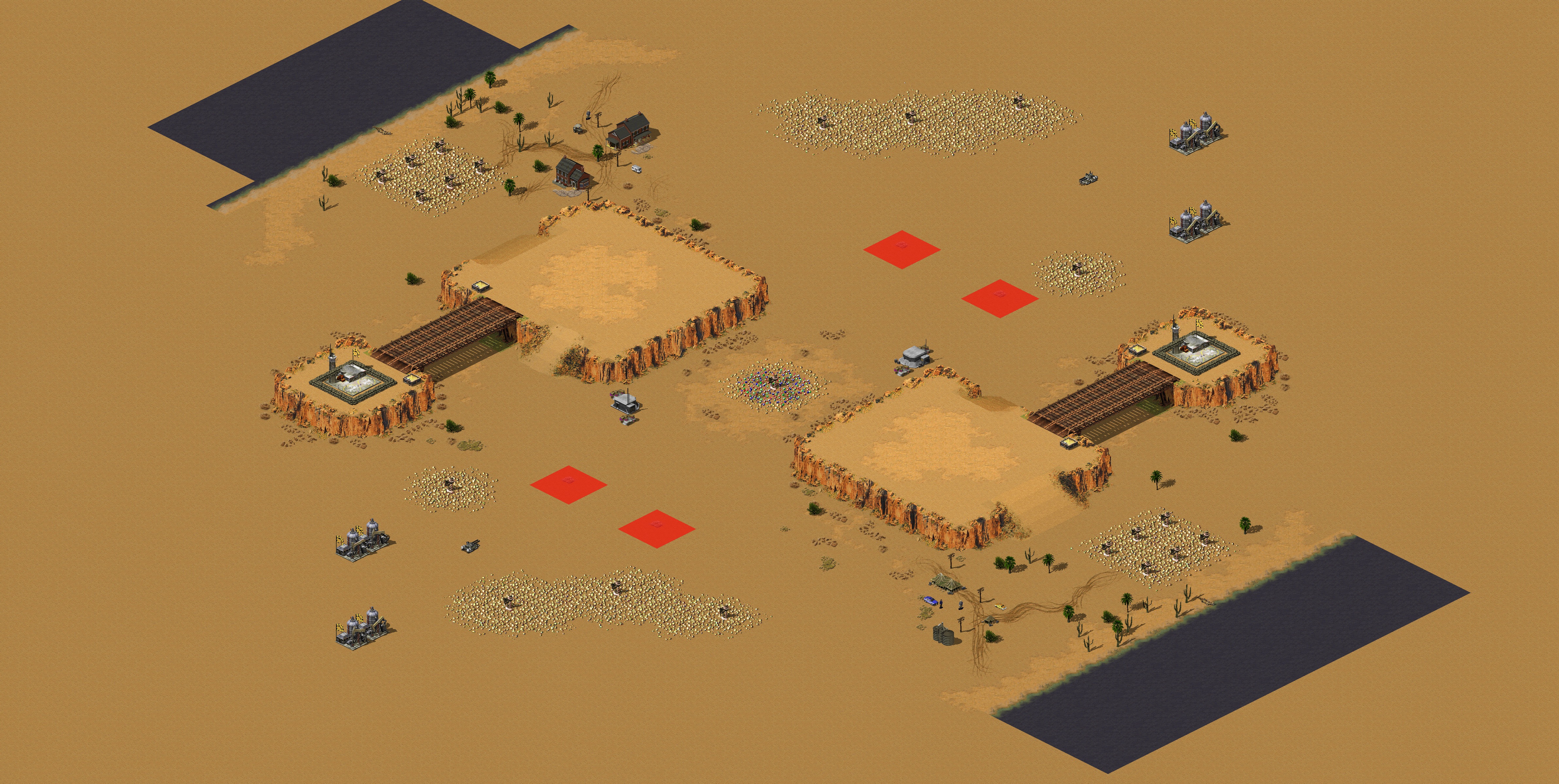 Rendered map: [RD] 尤复预制2v2-系列1