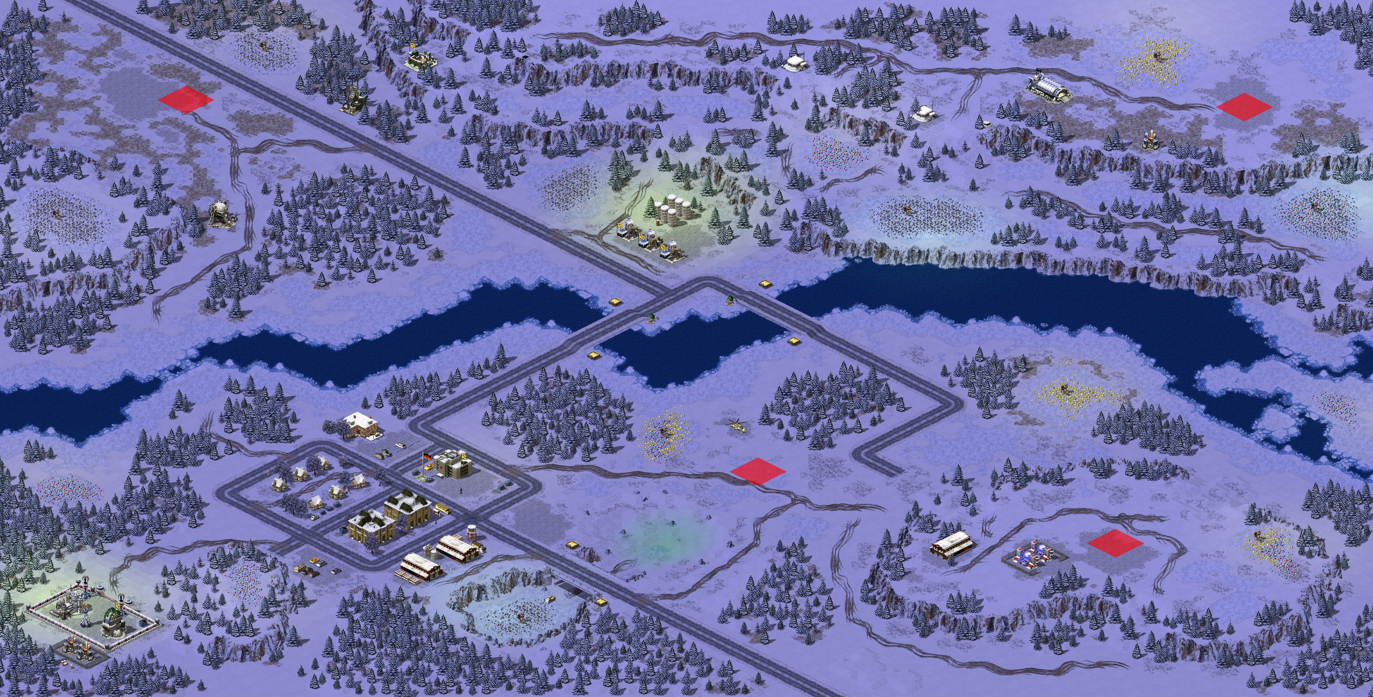 Rendered map: Campaign 2 Map 3