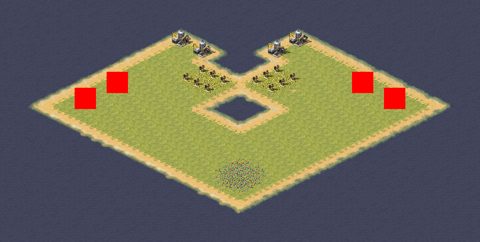 Rendered preview of Island Duel (2v2)