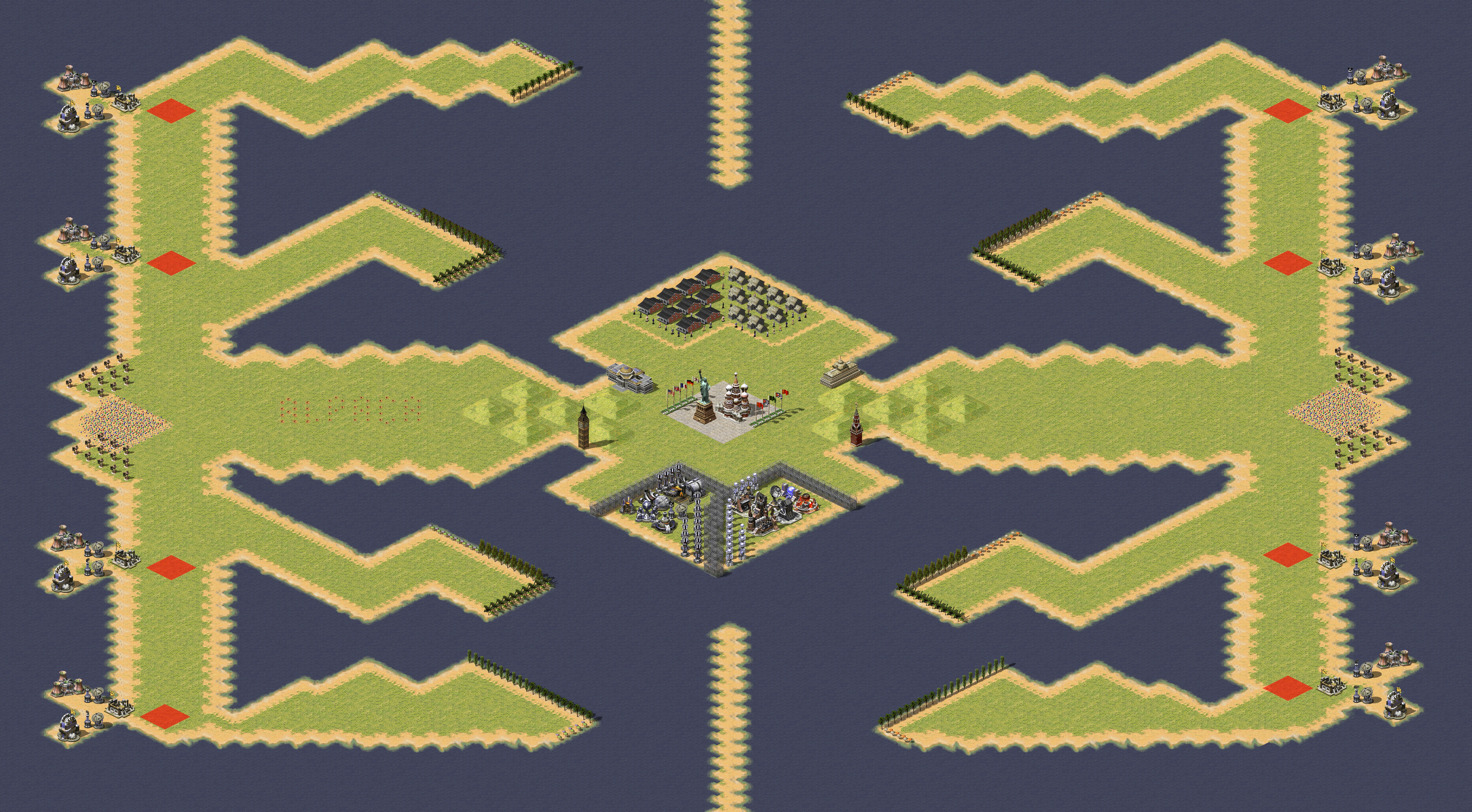Rendered map: All About World War III  map by Alpaca  v2.5 Sell a building for infinite money