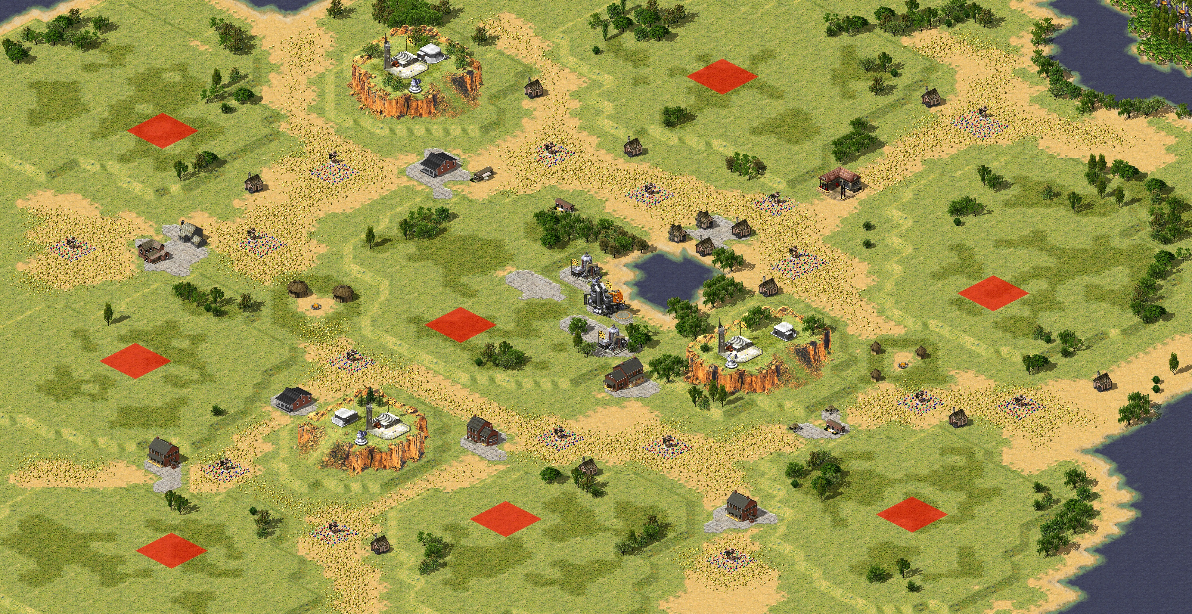 Rendered map: Rivers of Ore v1.1