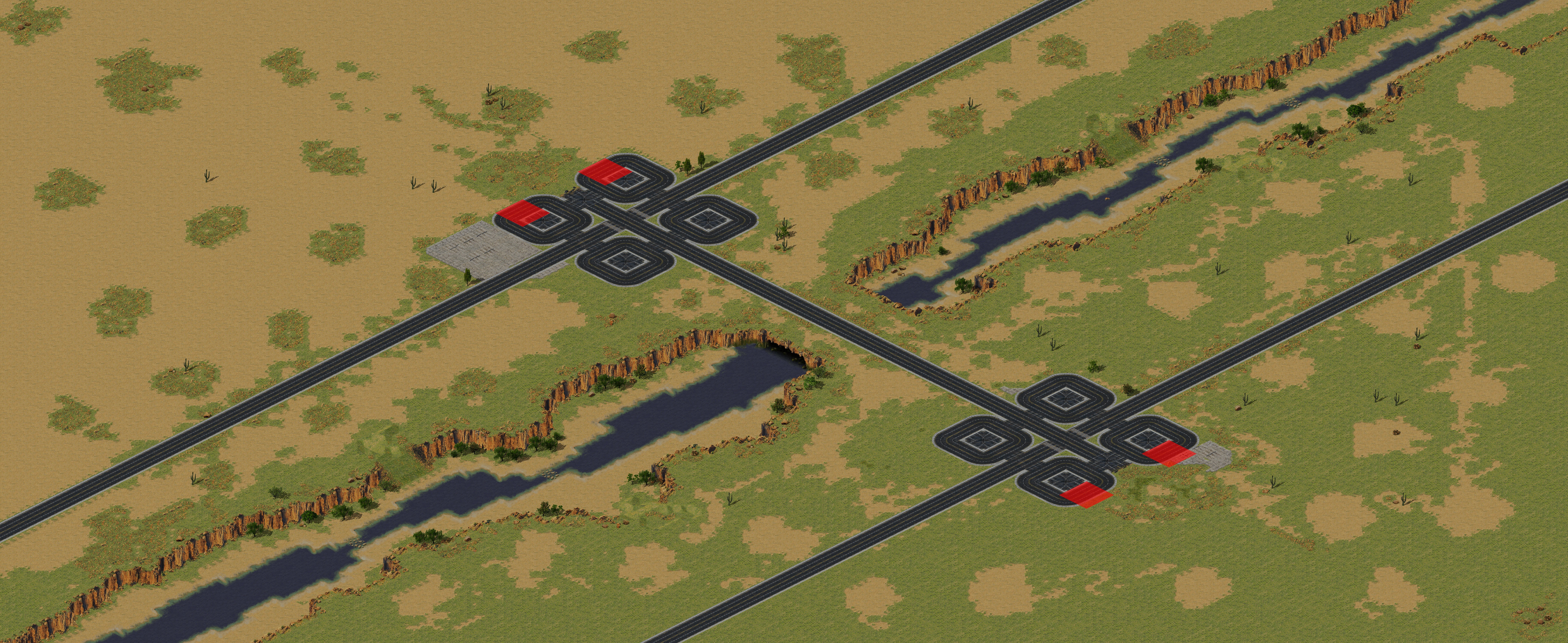 Rendered map: 2v2 Casual: Village Chicken