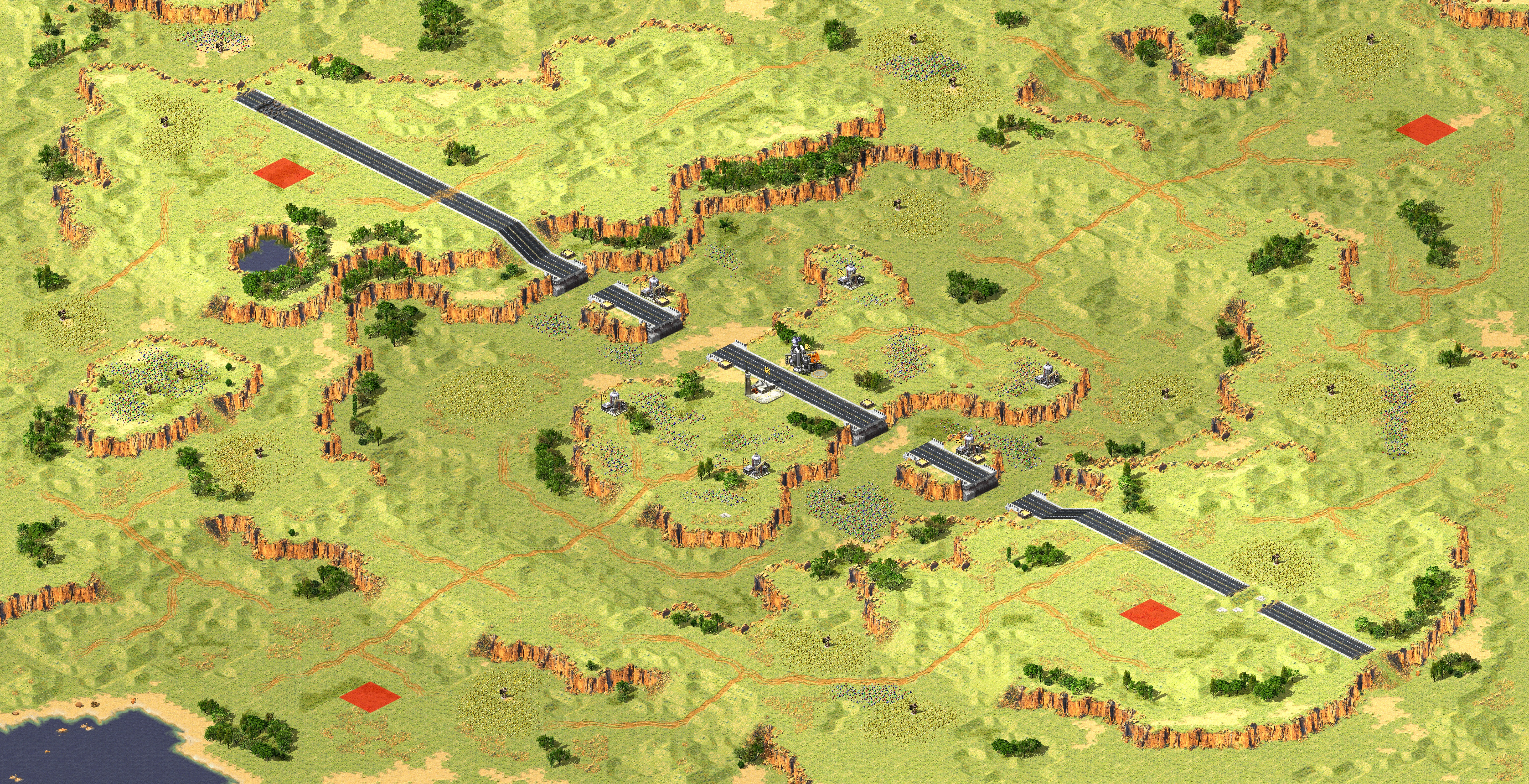 Rendered map: Pit Or Plateau (2-4)
