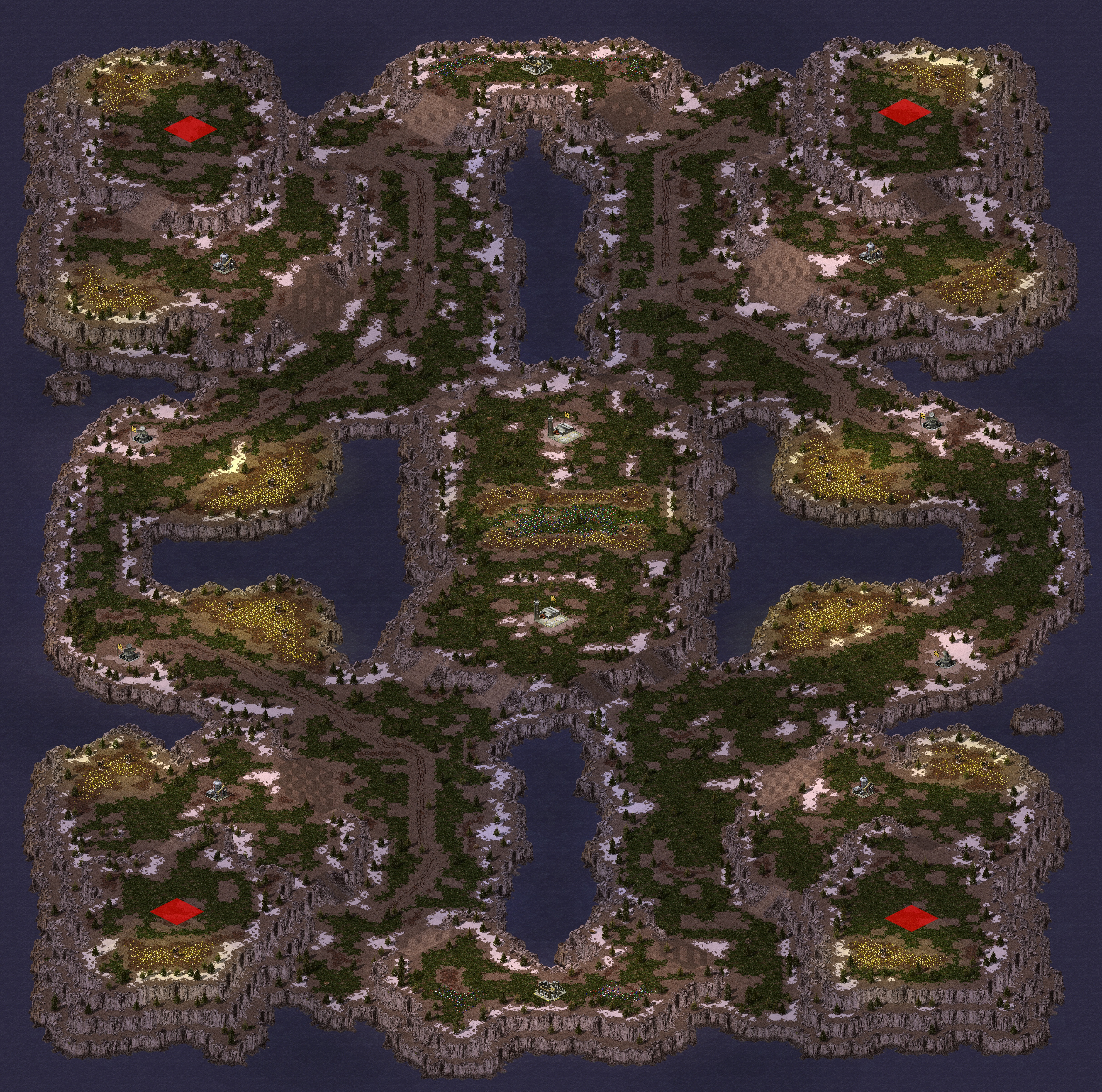 Rendered map: Frost
