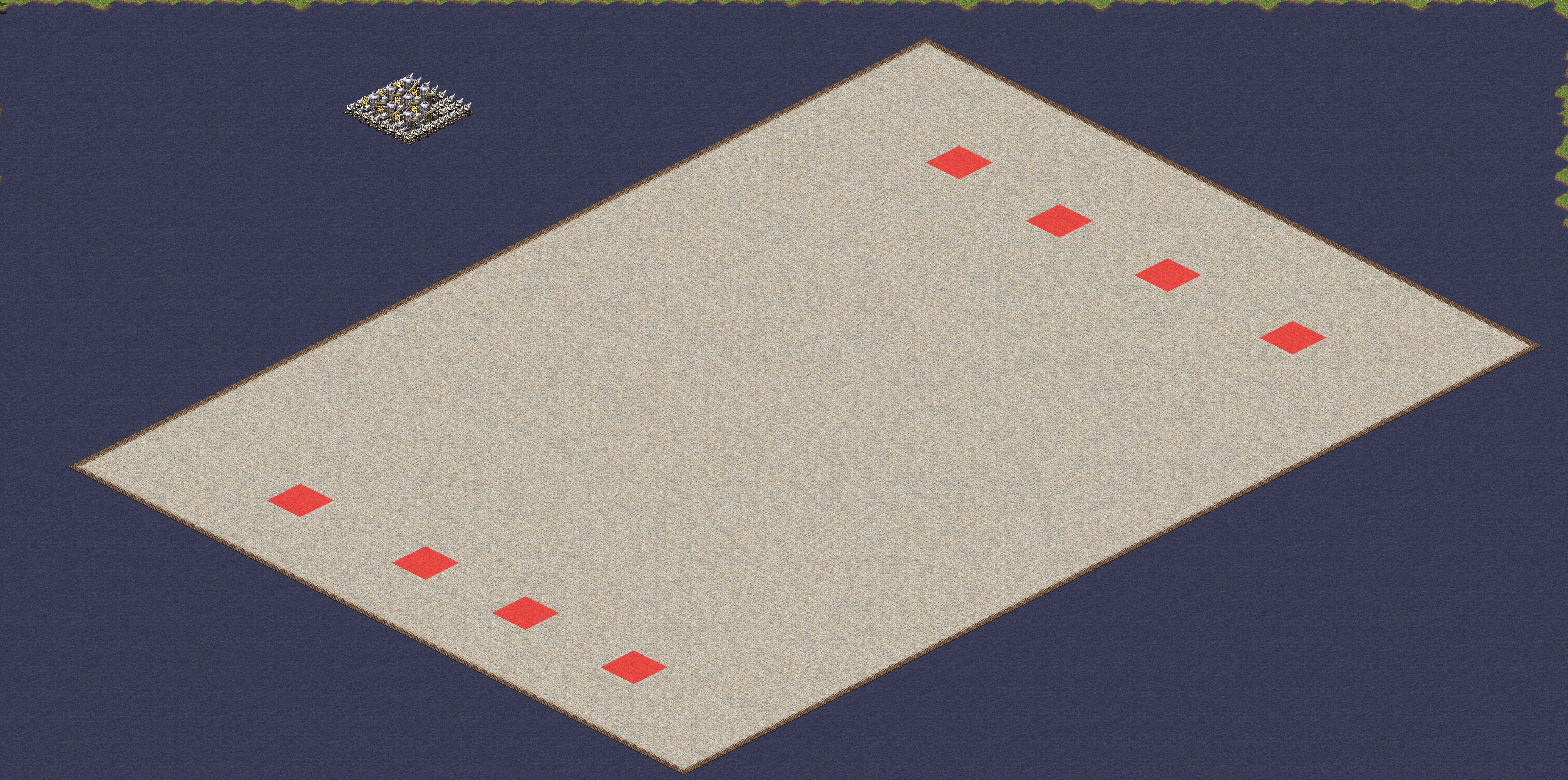 Rendered map: 4v4 Tank Upgrade Battle