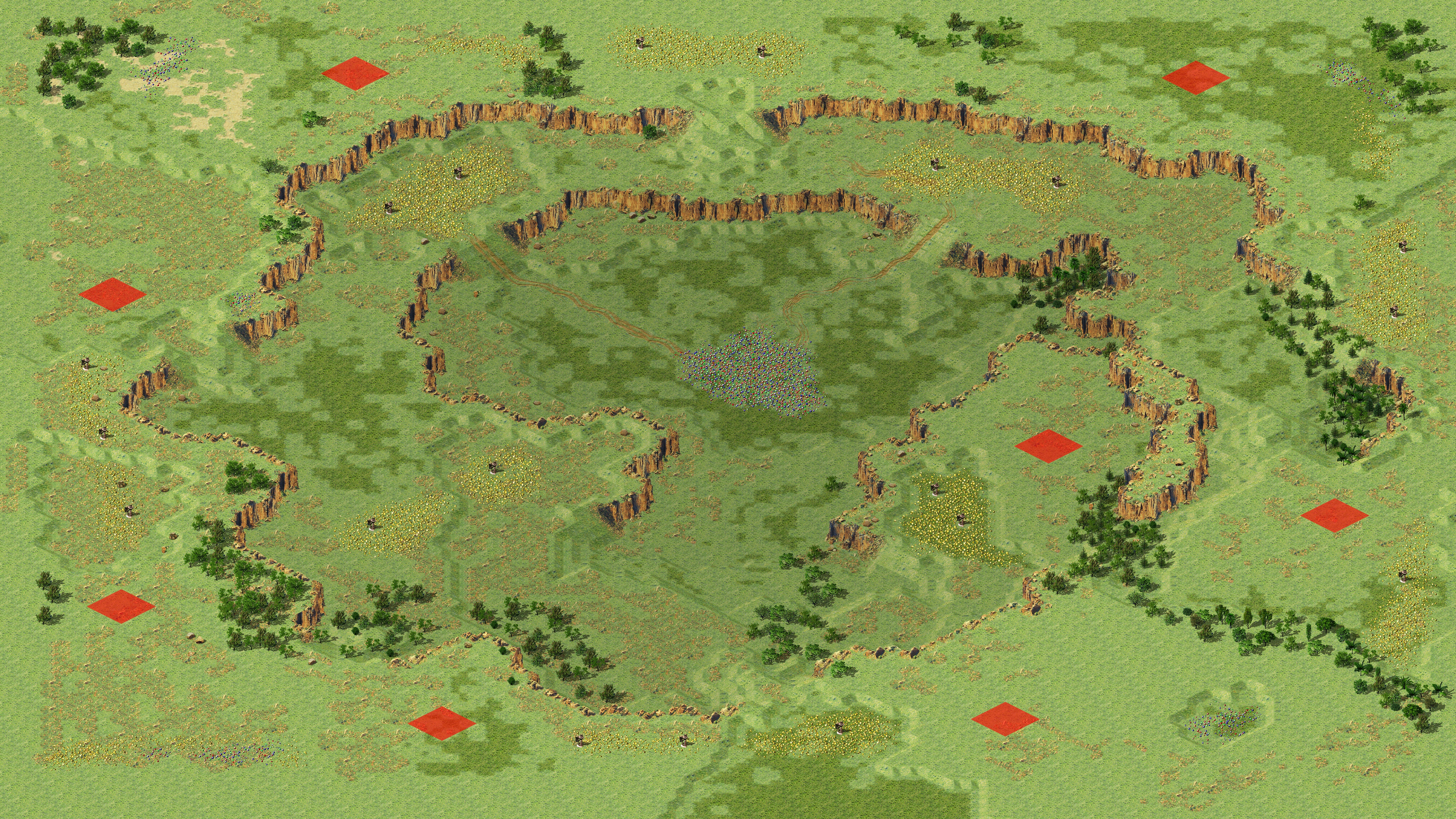 Rendered map: Snowy Field Grass