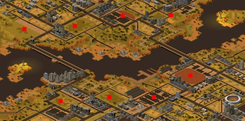 Rendered preview of 4v4 River Bridge Assault