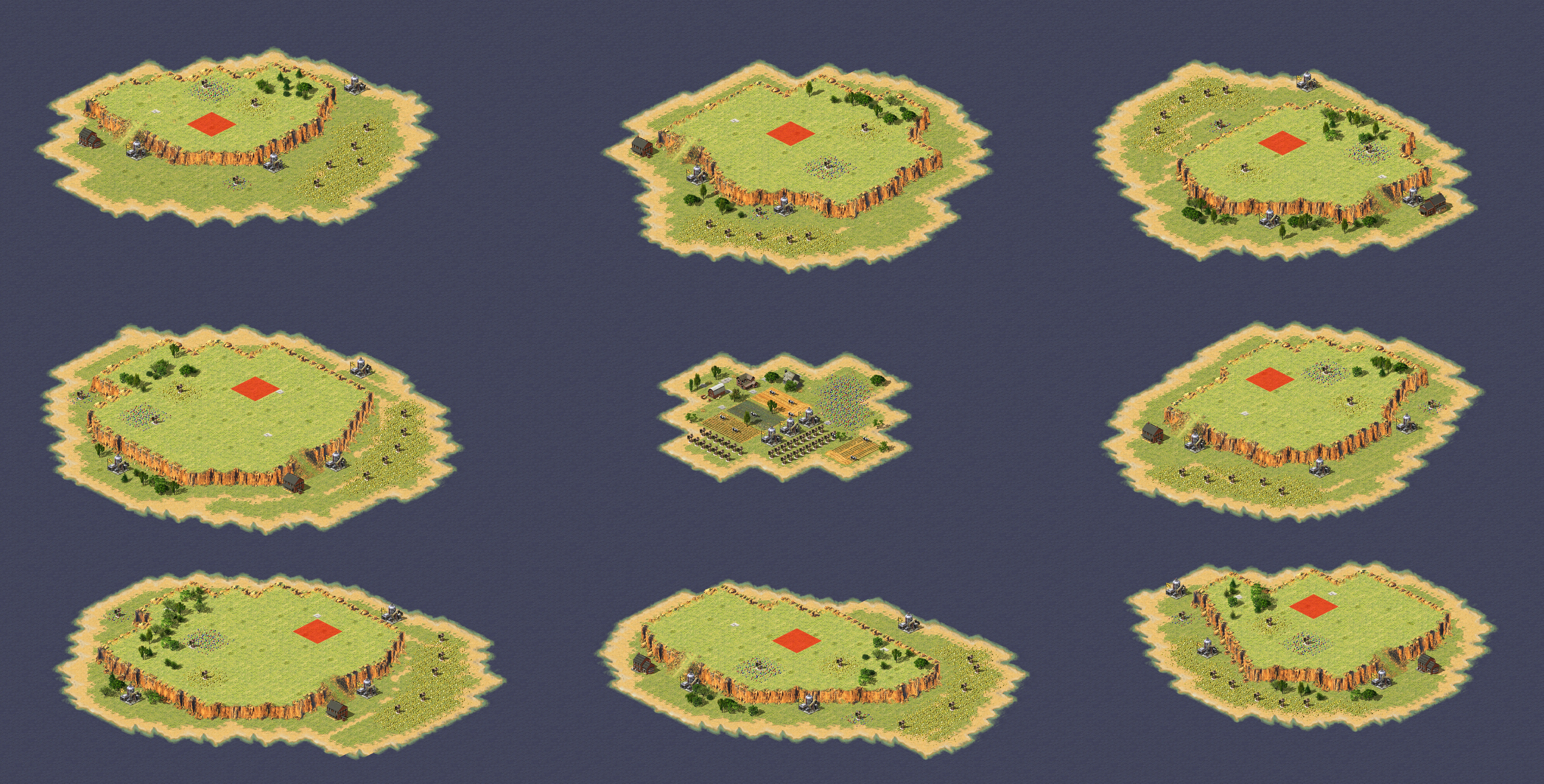 Rendered map: Aircraft Duel Patch - Buffed