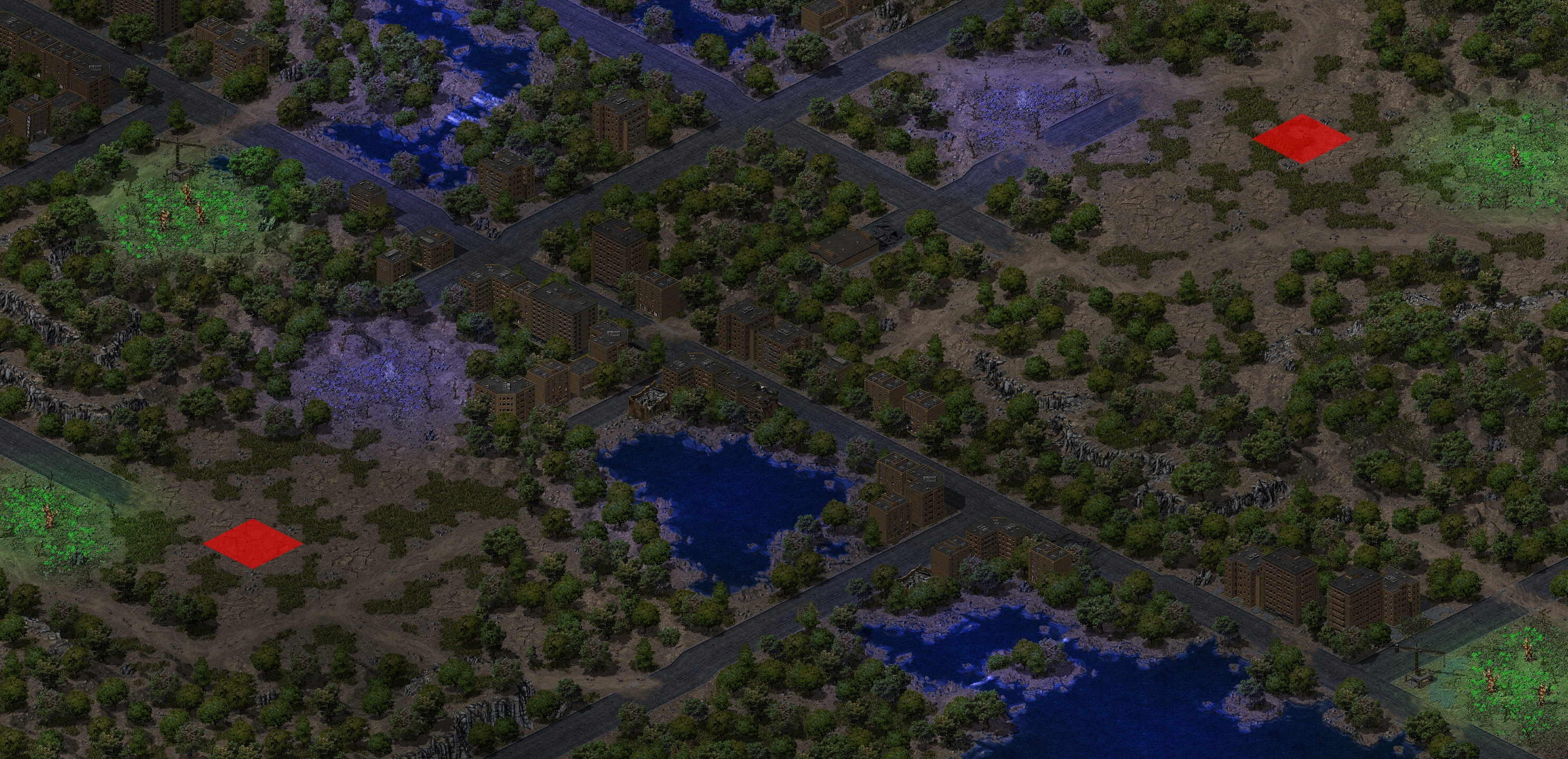 Rendered map: Abandoned