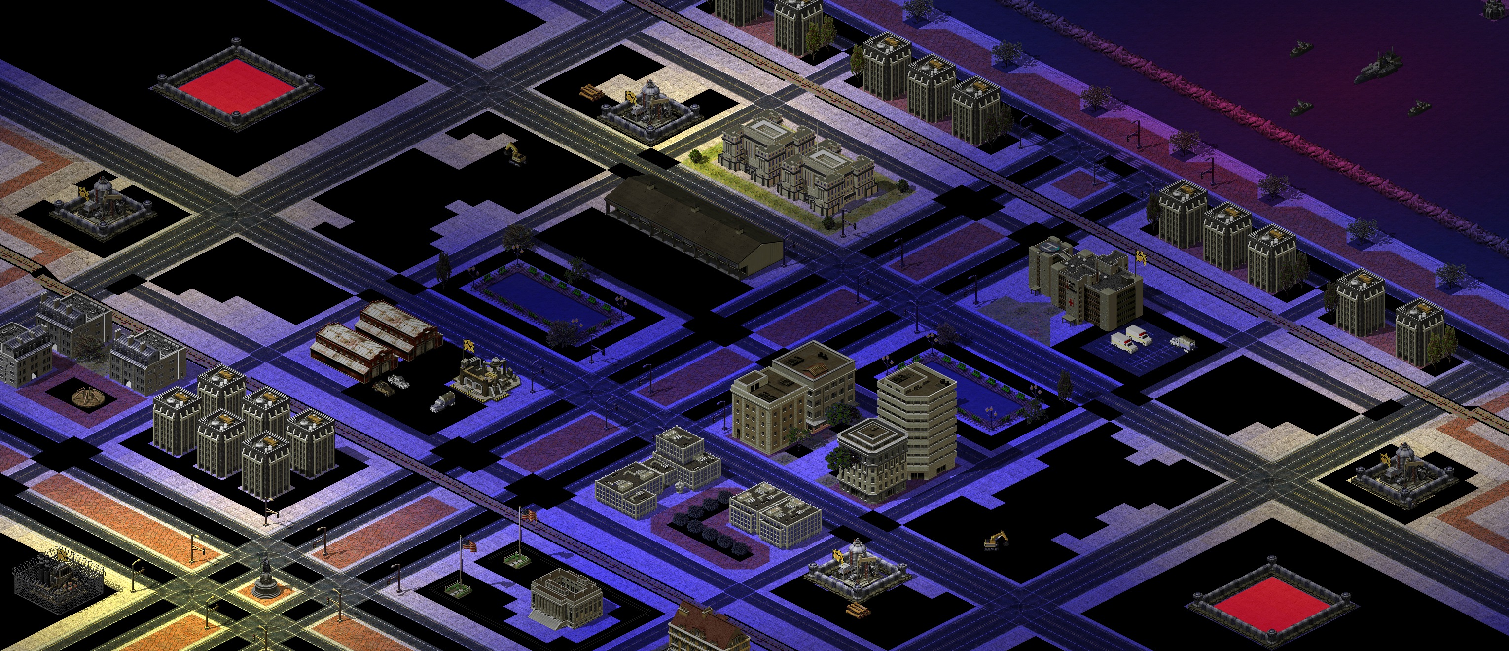 Rendered map: Soviet Invasion TX