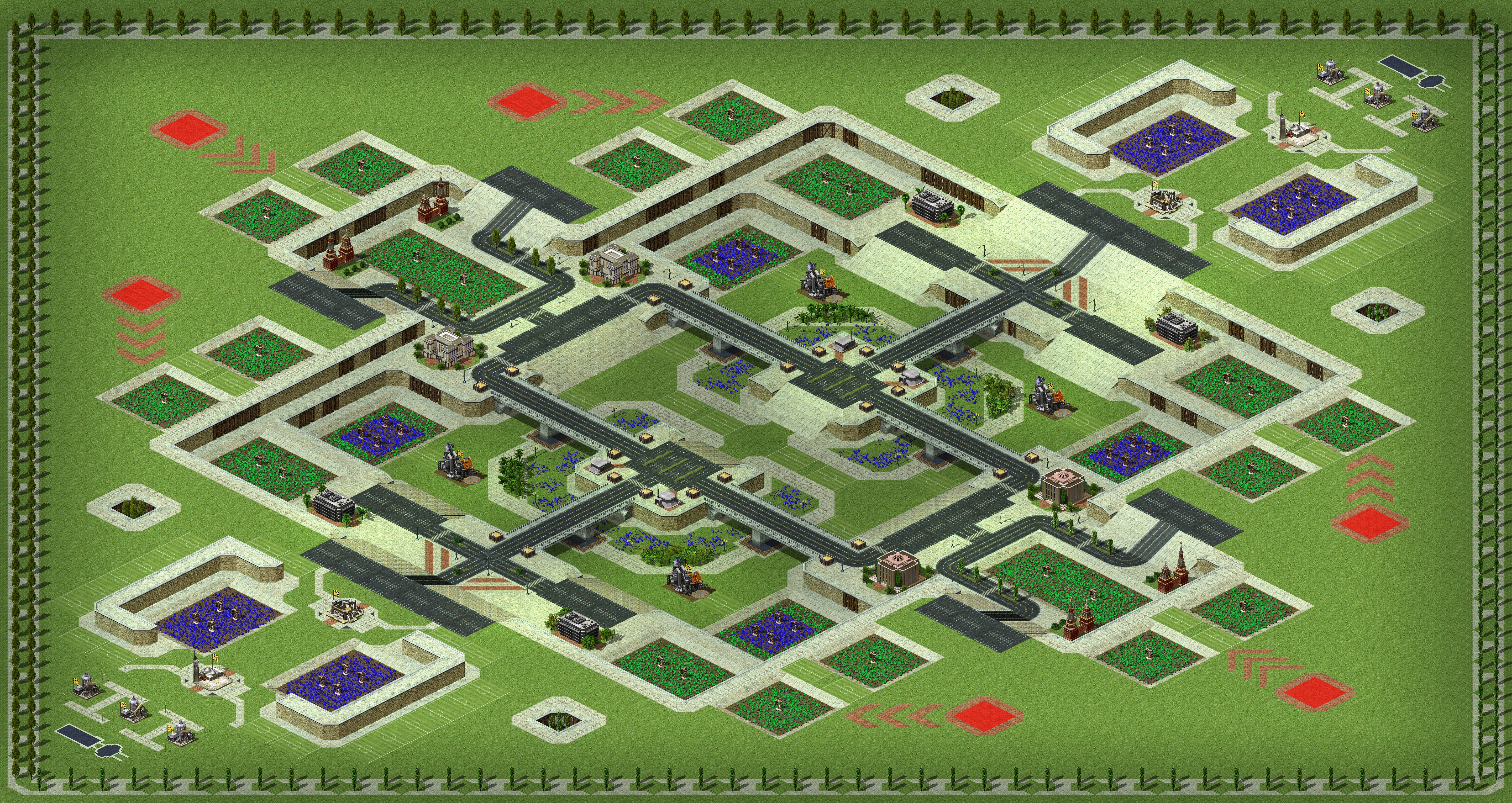 Rendered map: Unreal Arena