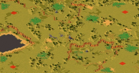 Rendered preview of [RA2] Soviet Campaign: African Warlords - Map 2