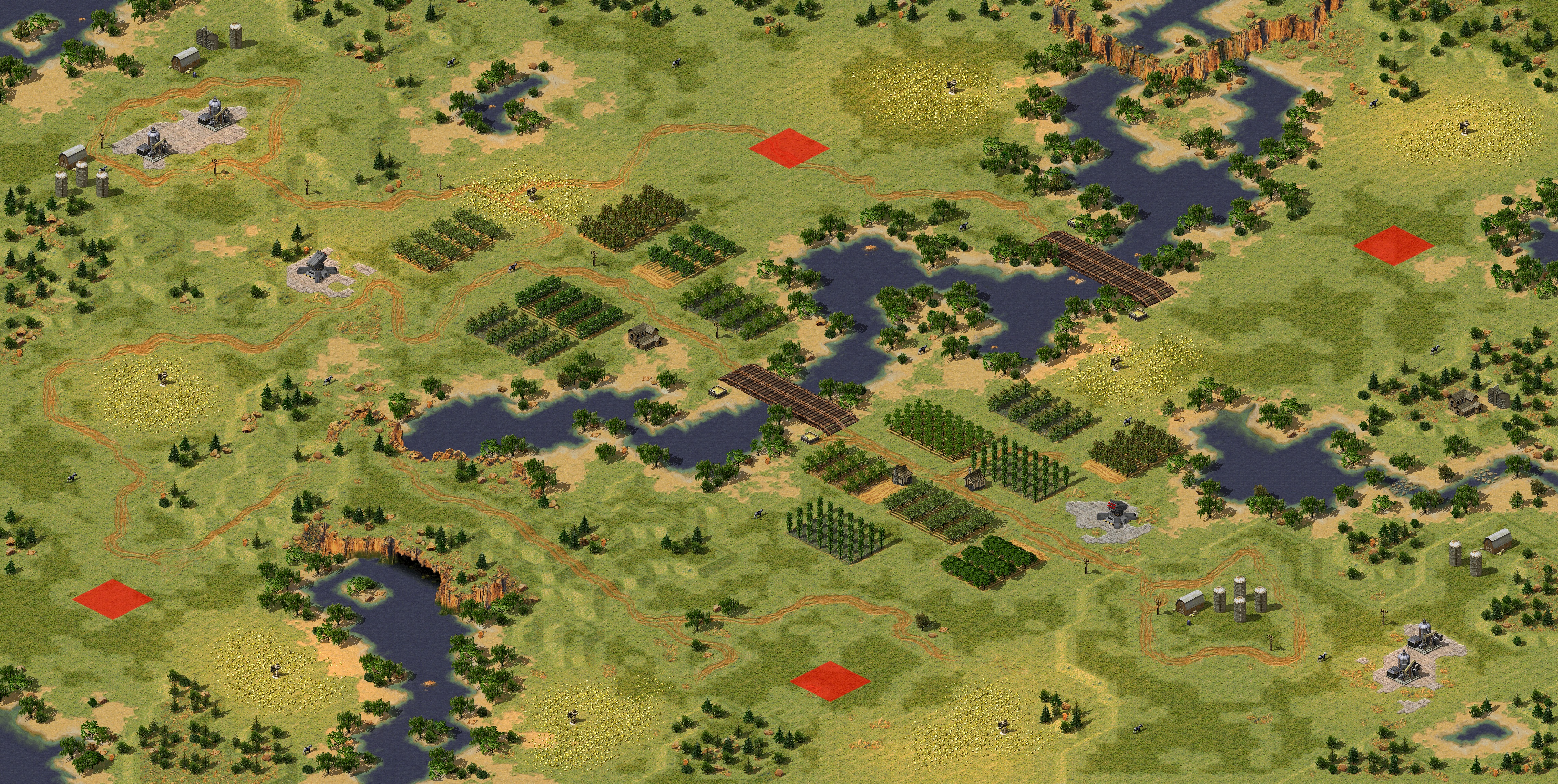 Rendered map: Heartland