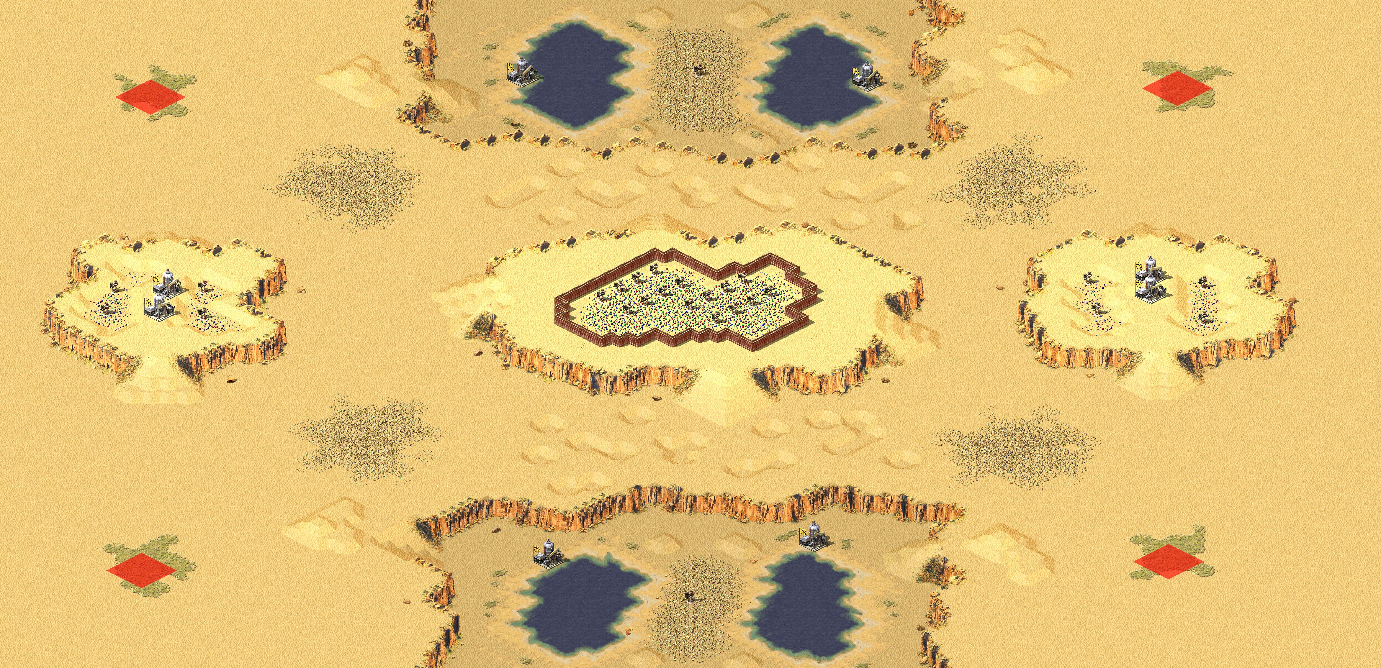 Rendered map: Desert Treasure