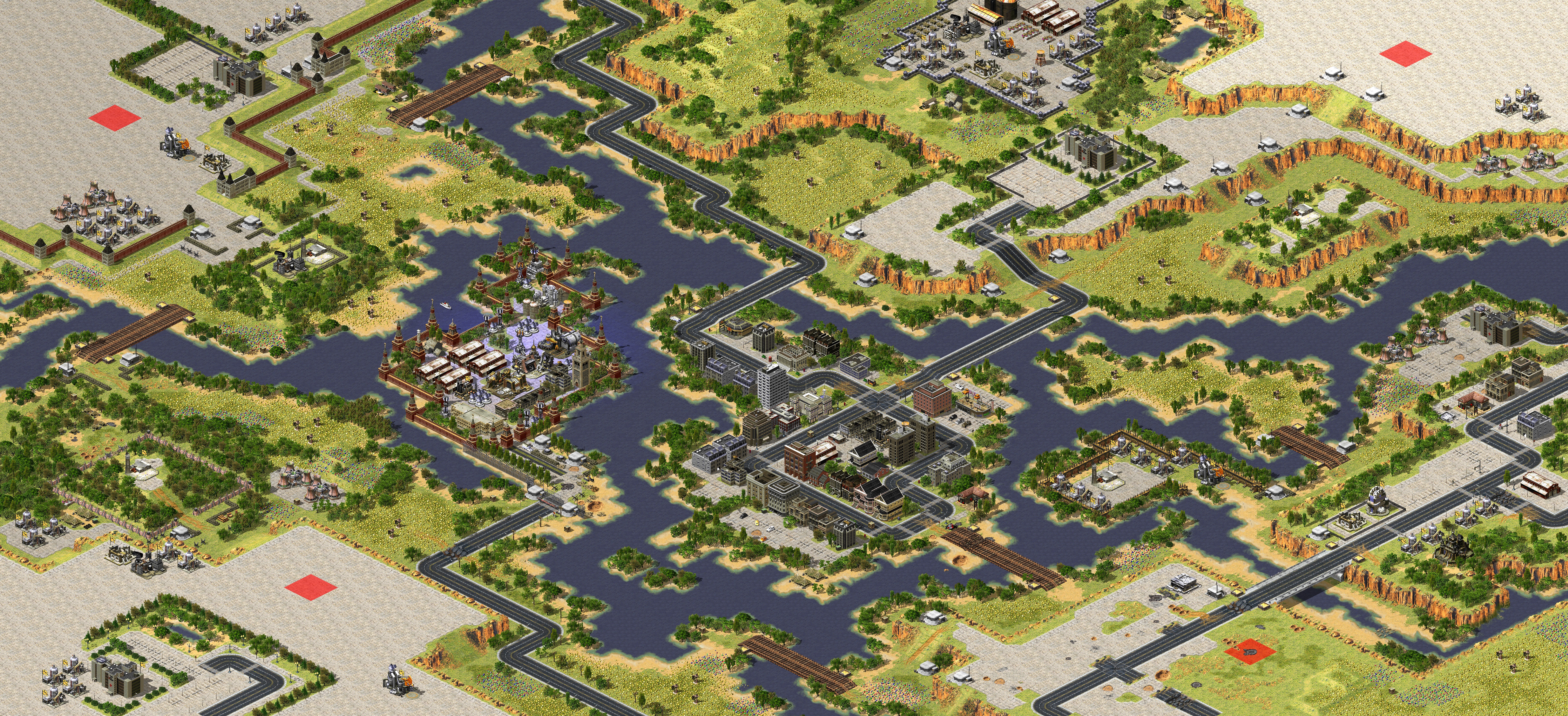 Rendered map: Flint Hill