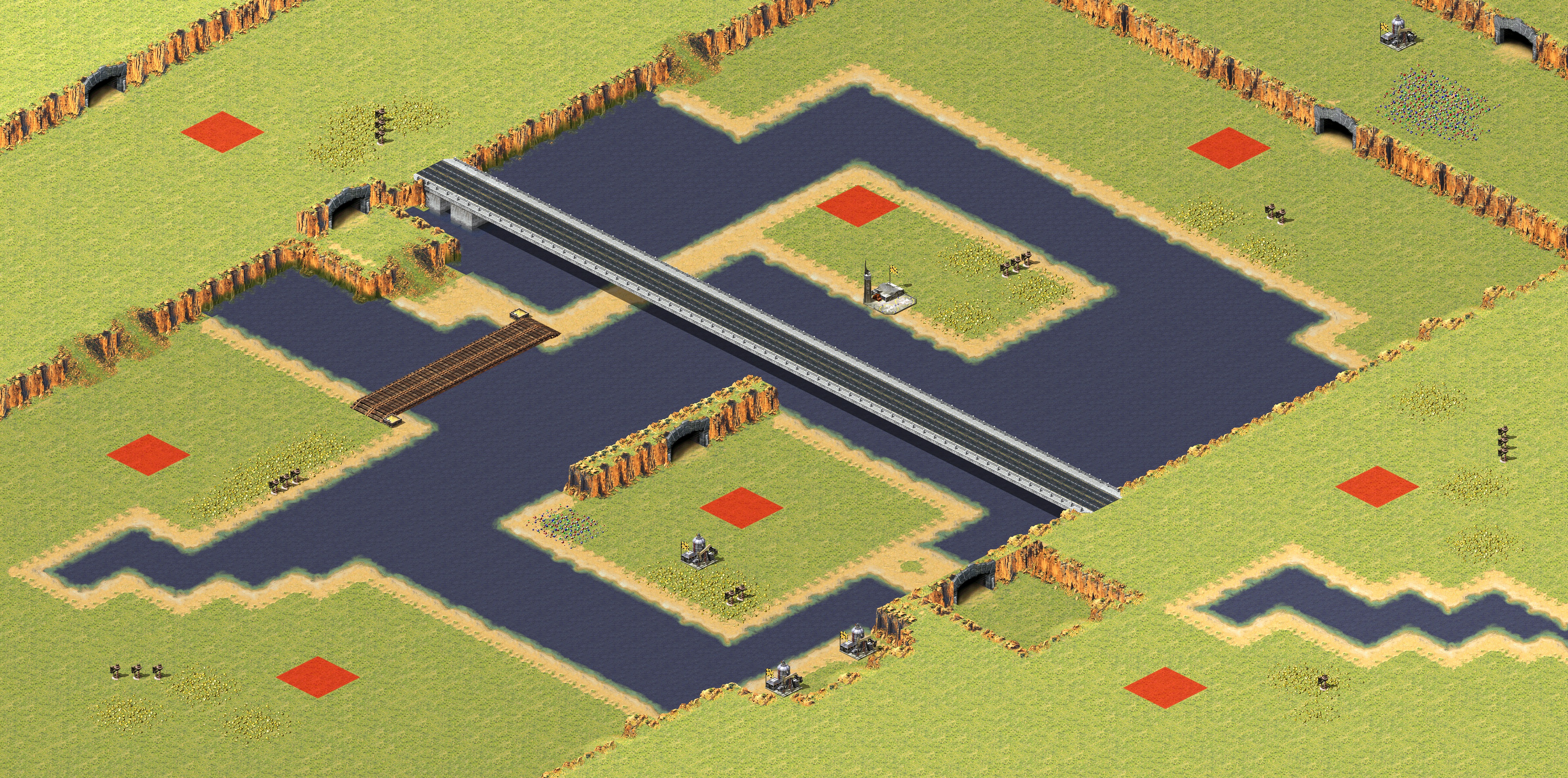 Rendered map: Cunning Warrens