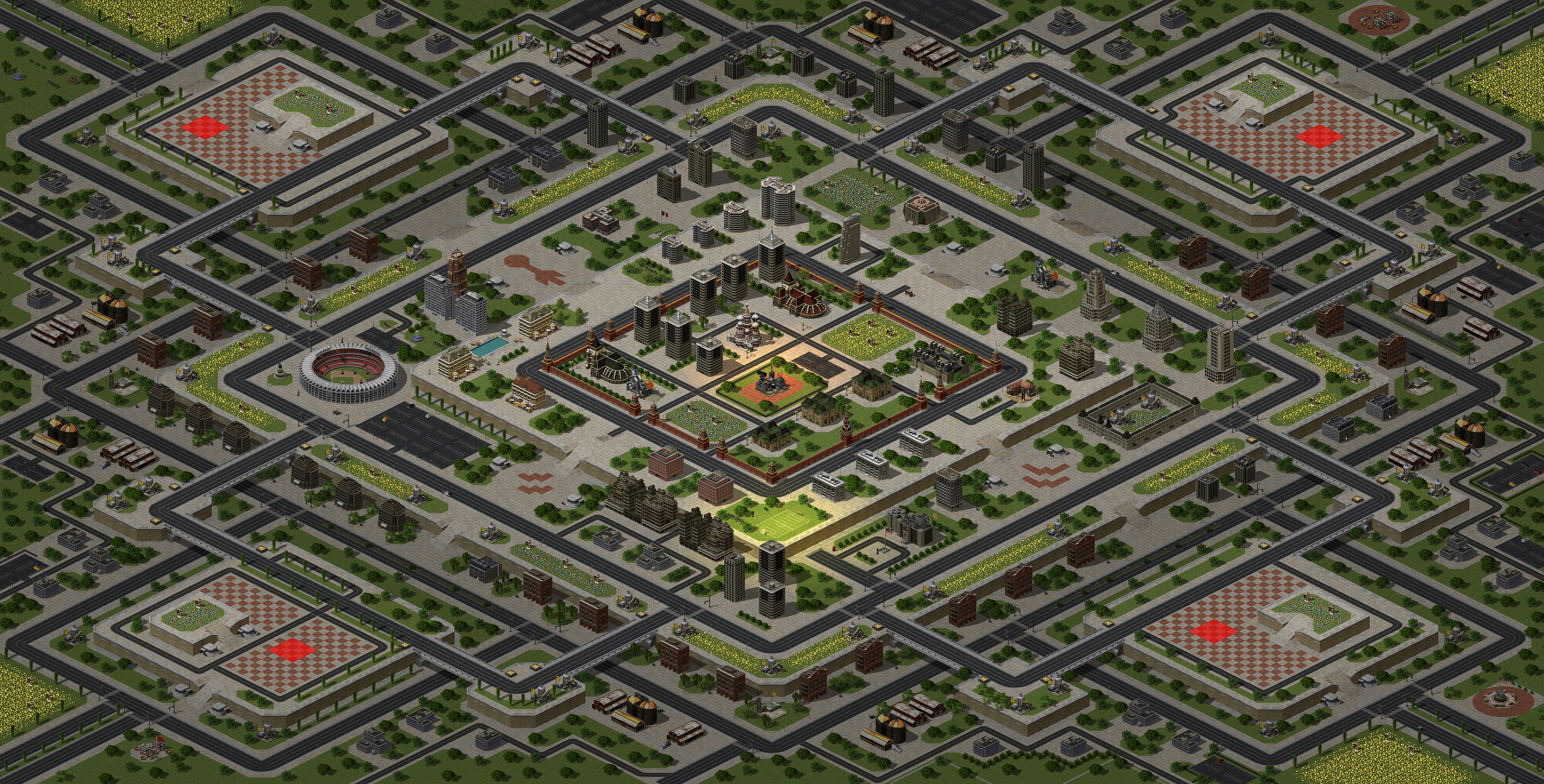 Rendered map: Mile High City