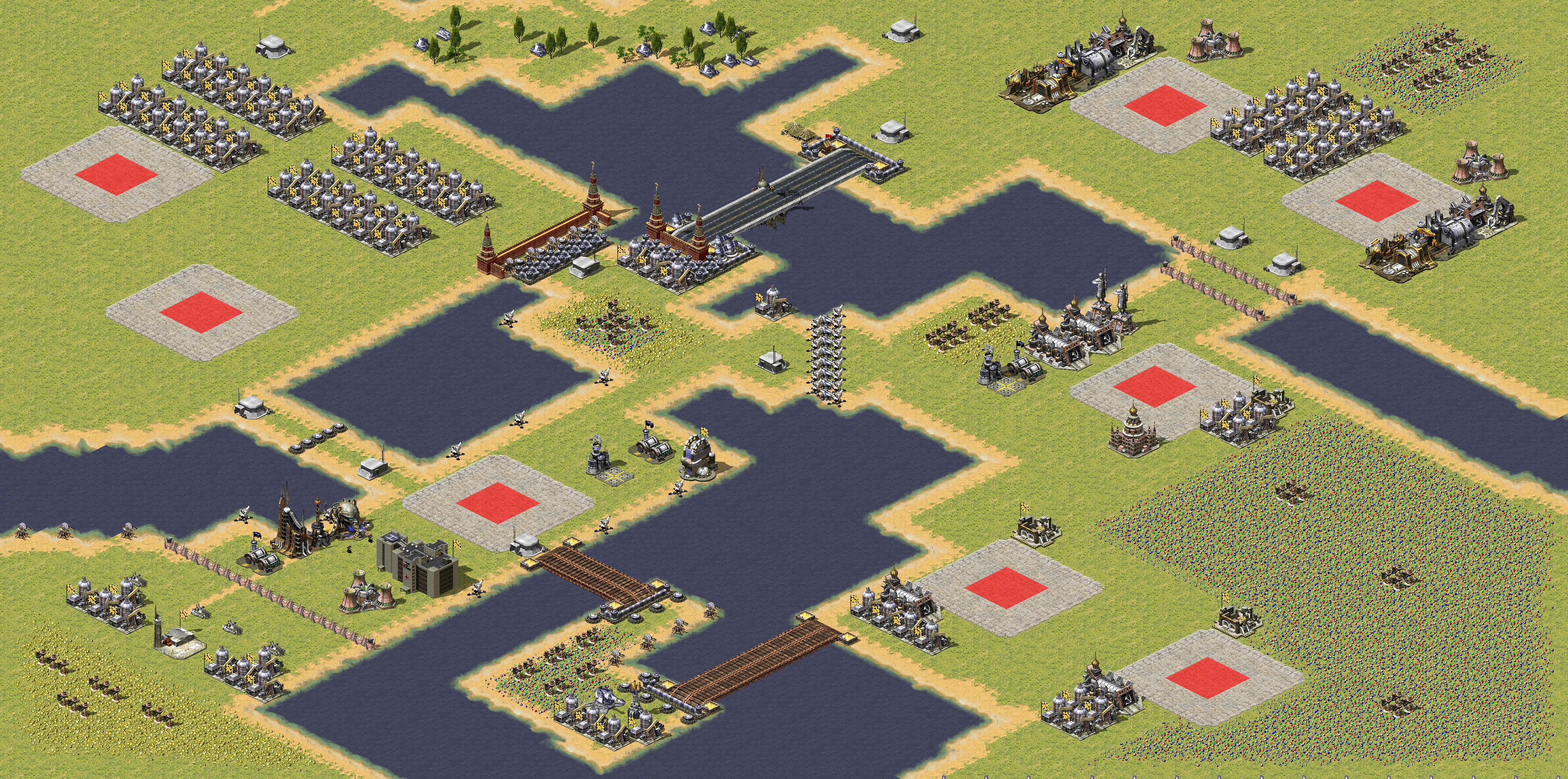 Rendered map: Unfair 3v2v2v1 Yuri