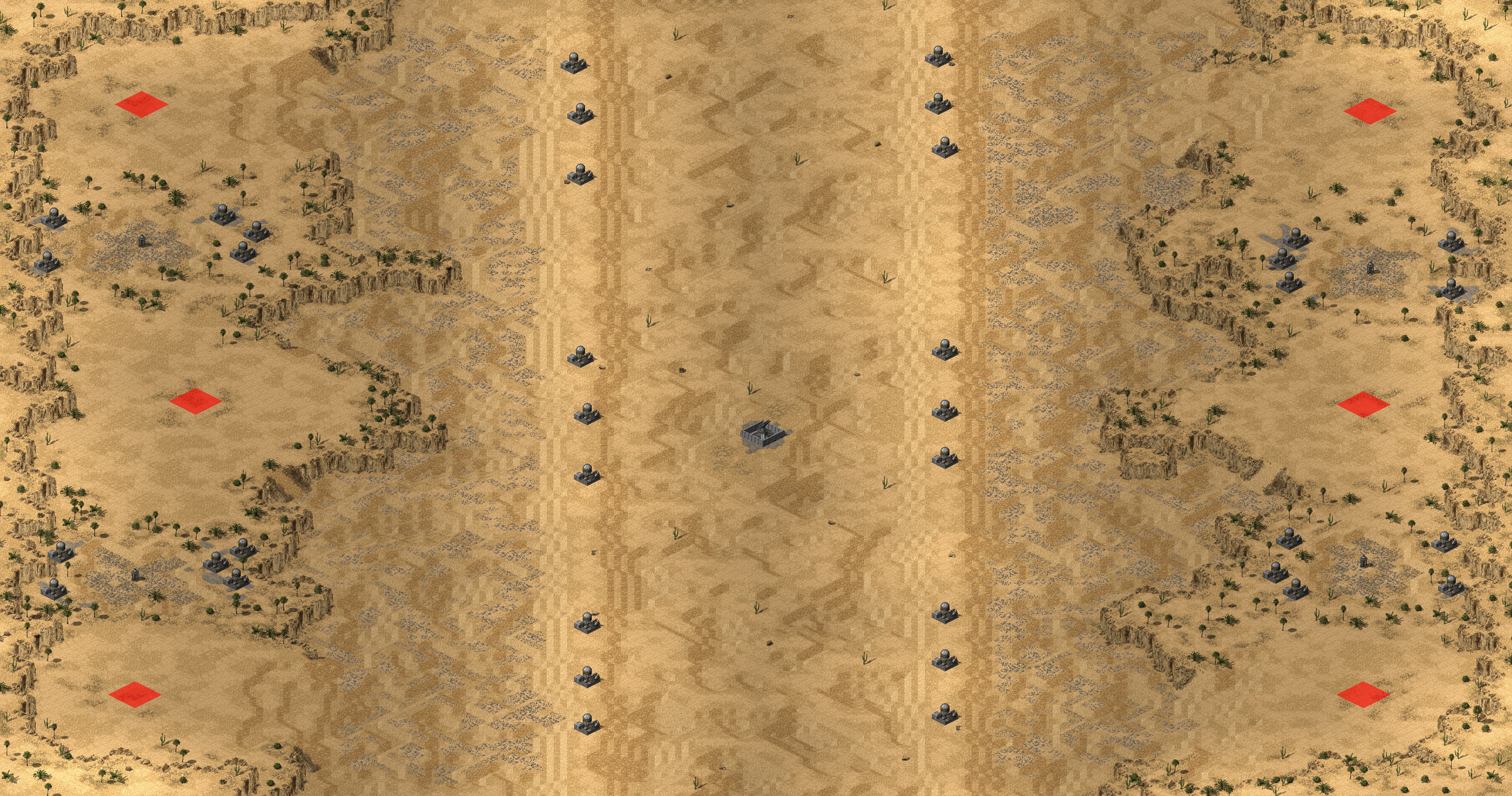Rendered map: Battle for Dune