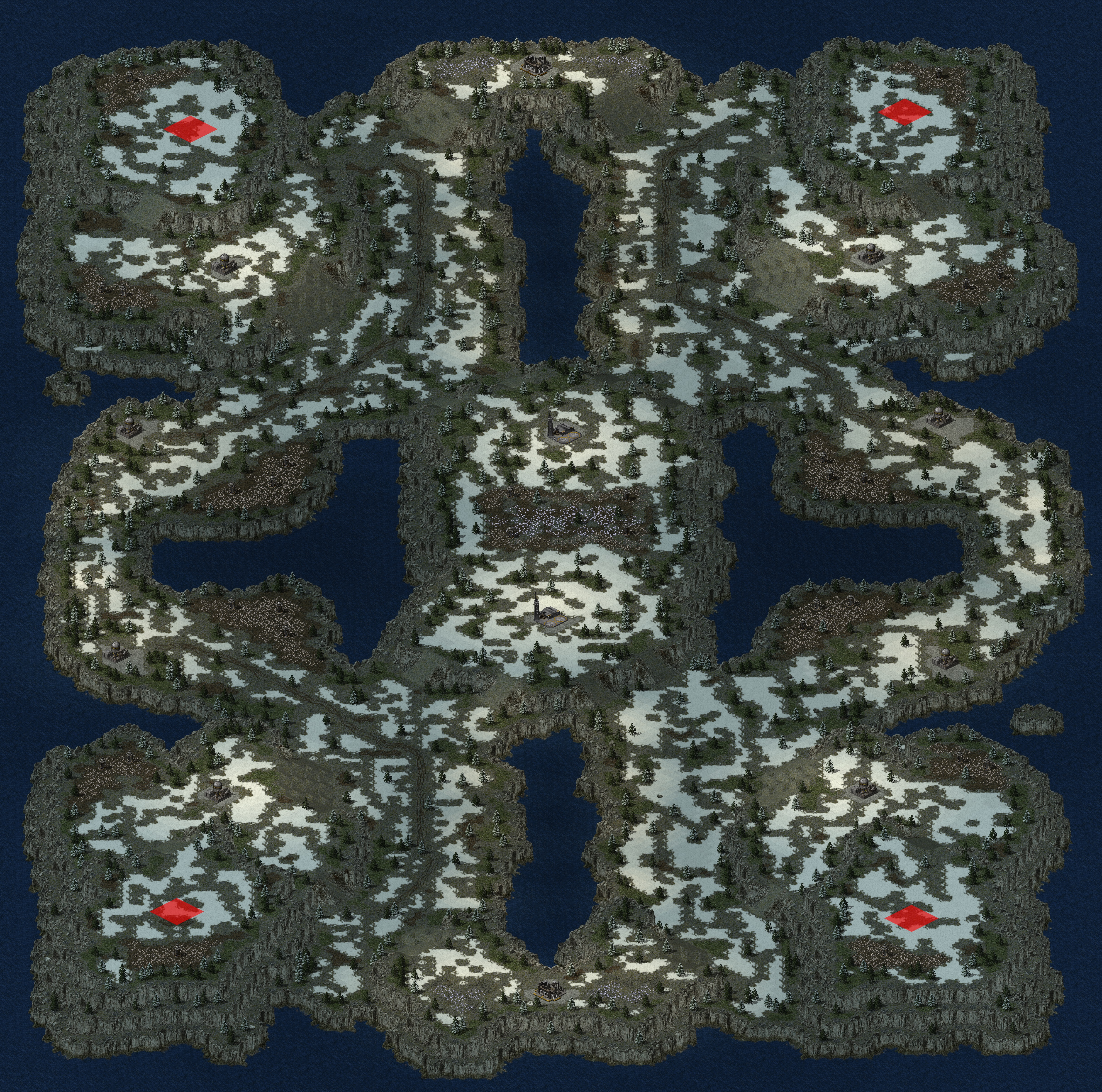 Rendered map: Frost