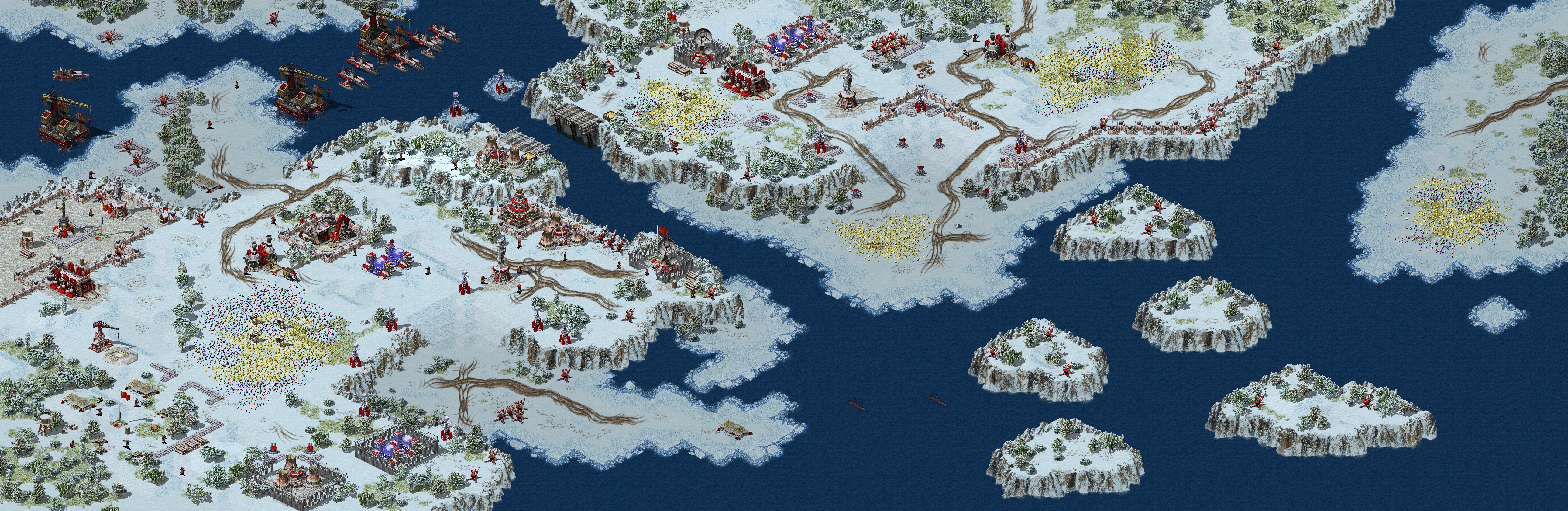 Rendered map: under pressure
