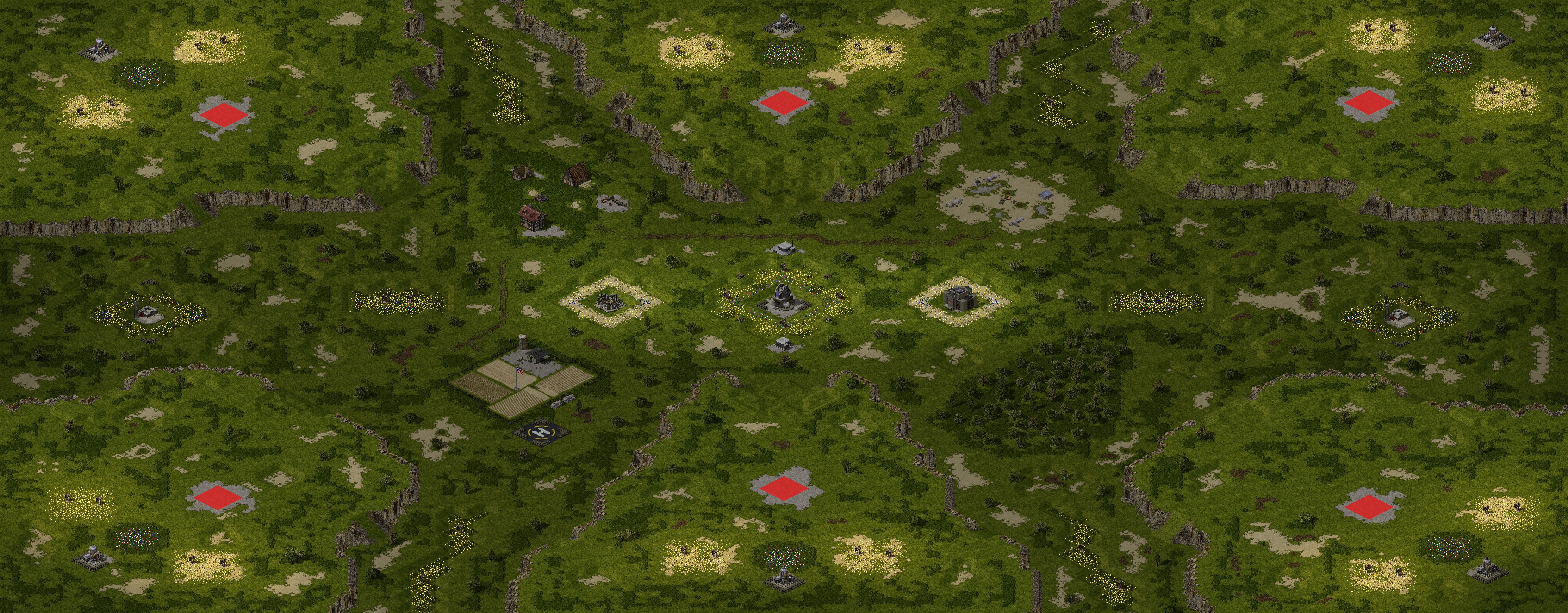 Rendered map: Code Red