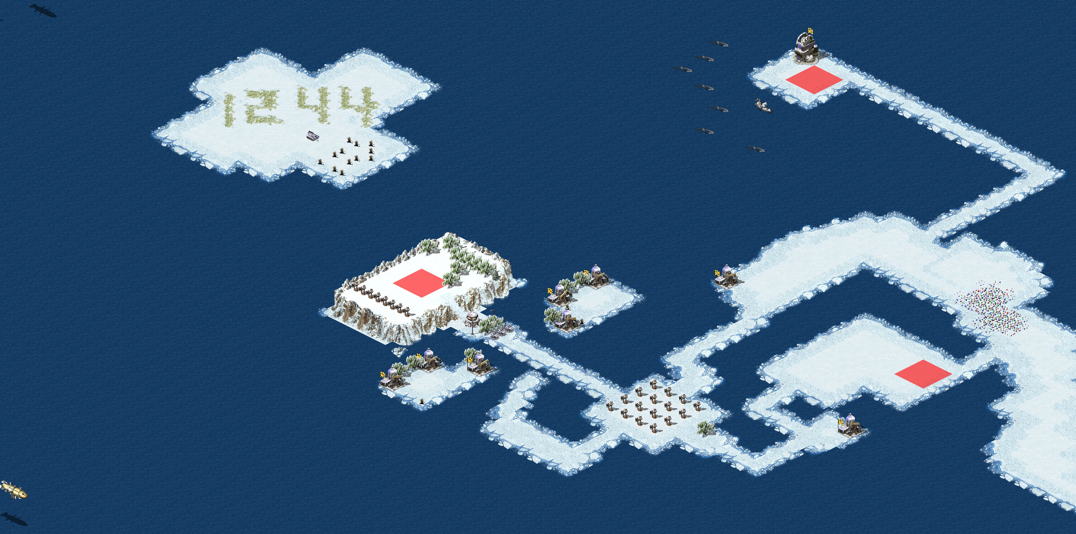 Rendered map: East Sea 1v2
