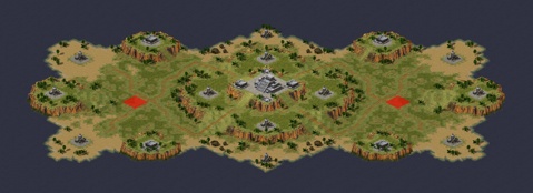 Rendered preview of (2) Official Tournament Map A
