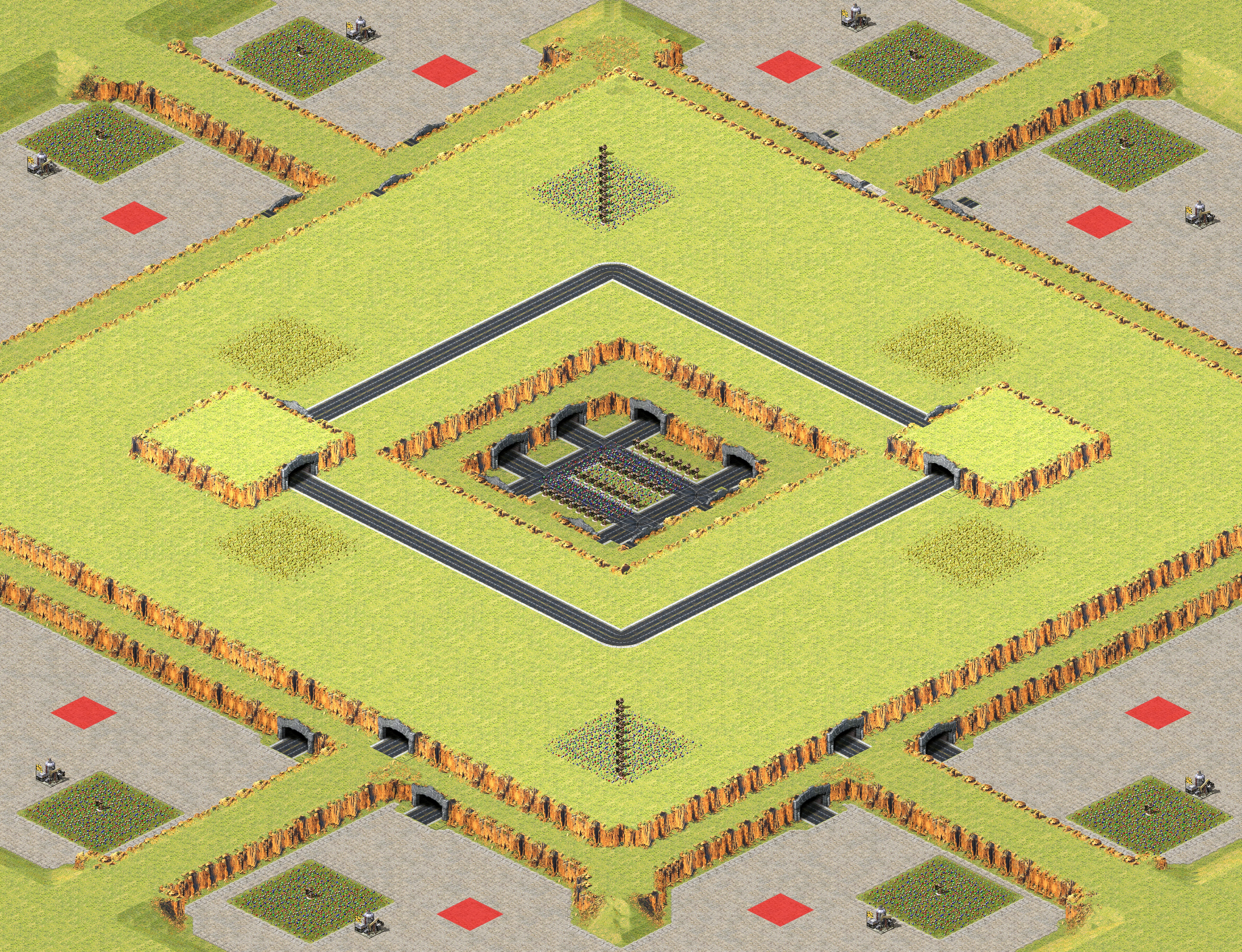 Rendered map: Tunnel 4v4